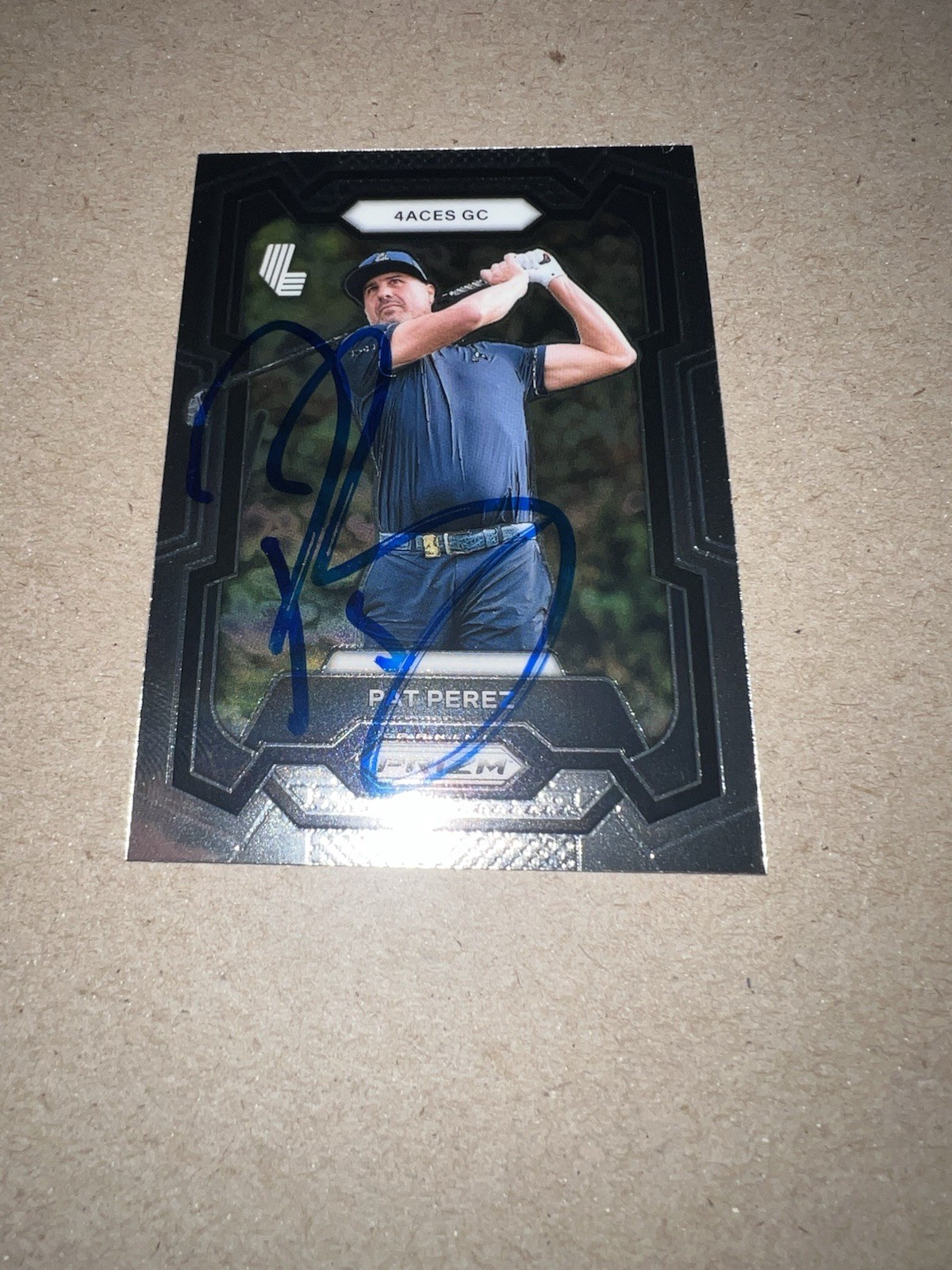 Pat Perez Signed 2024 Panini Prizm Trading Card (48) LIV Golf Aces GC