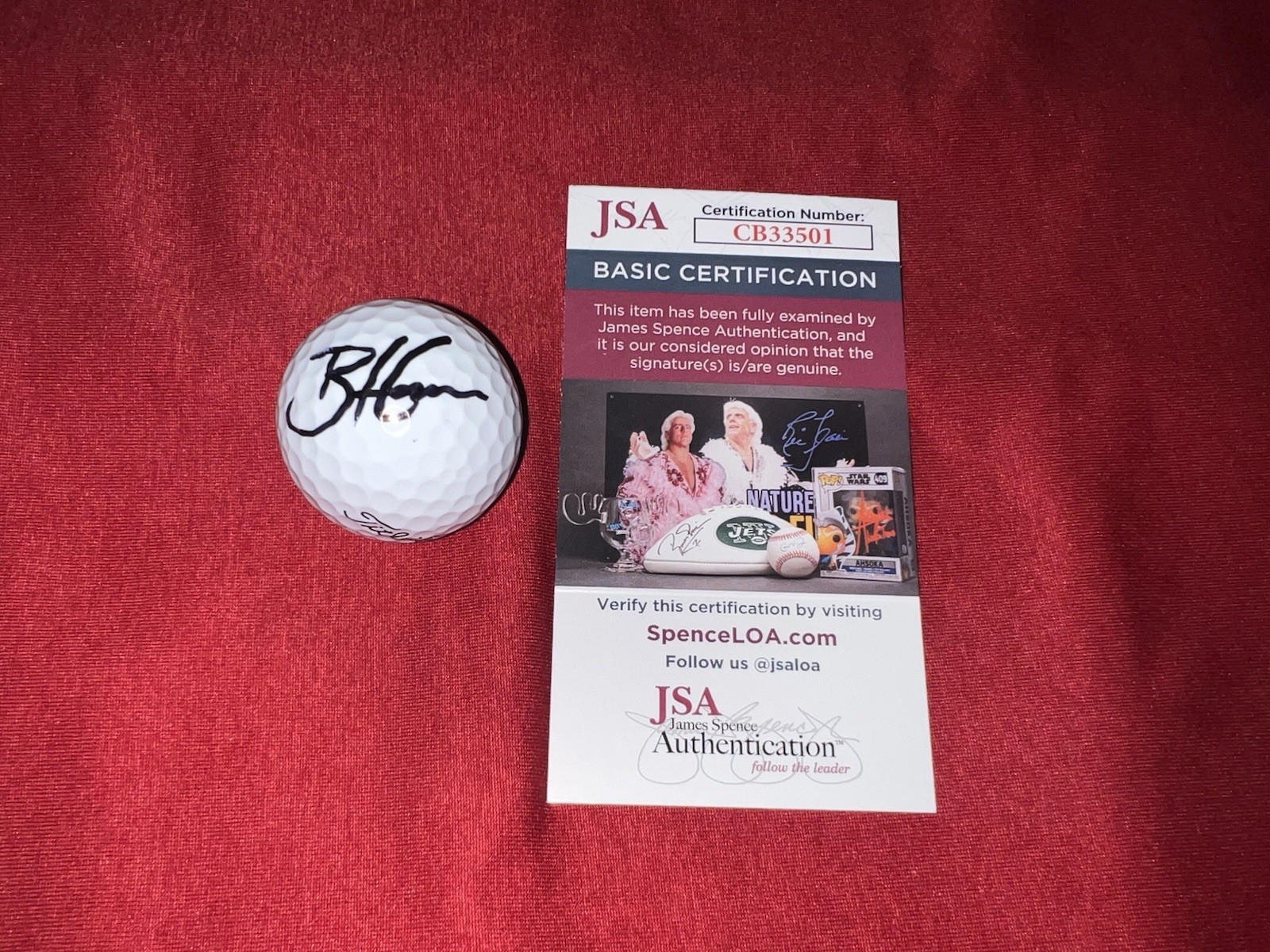 Brian Harman Signed Official Titleist Golf Ball PGA British Champion JSA Cert