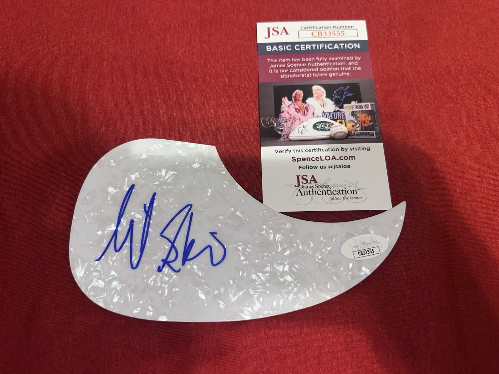 Lil Skies Signed Acoustic Pickguard Rap Superstar Legend JSA Auth #5