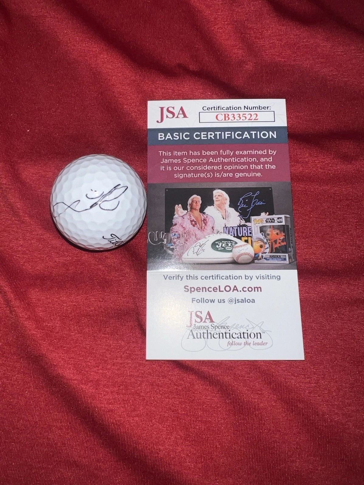 Lydia Ko Signed Official Titleist Golf Ball LPGA Champion JSA Cert