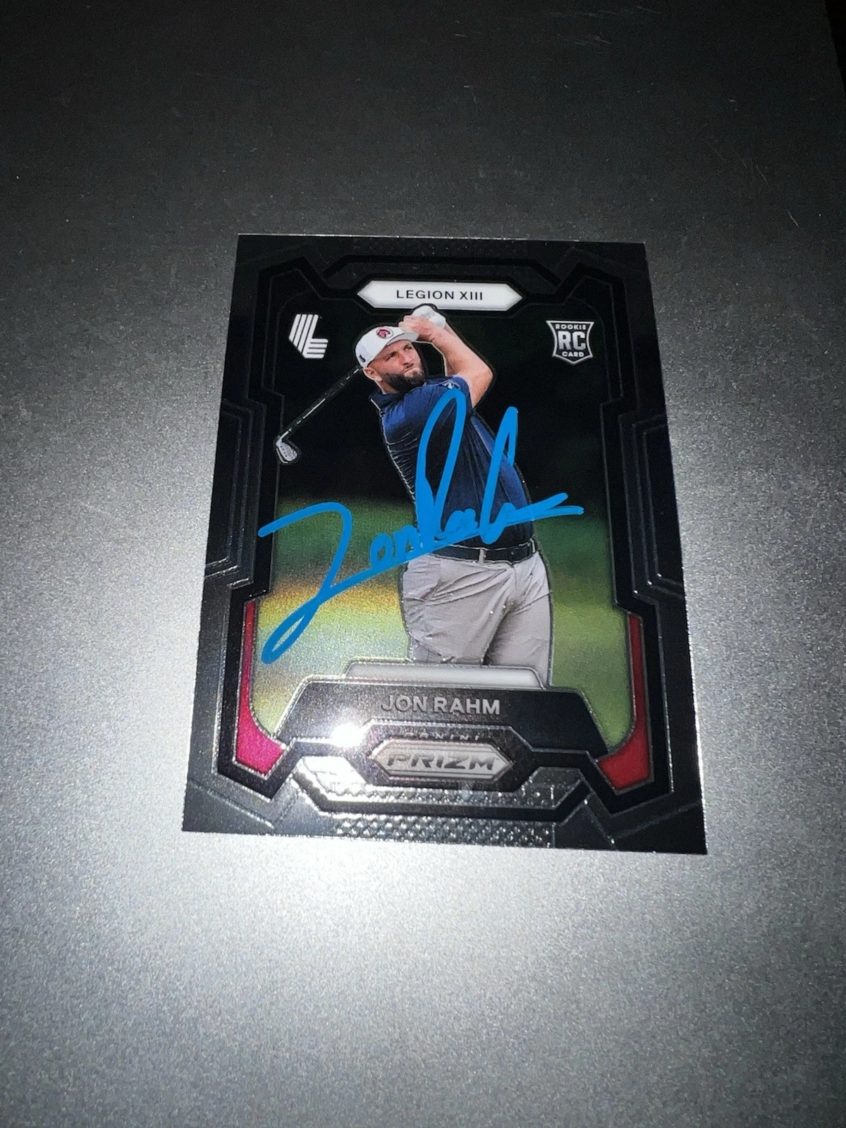 Jon Rahm Signed 2024 Panini Prizm Trading Card (22) LIV Golf Legion XIII Captain