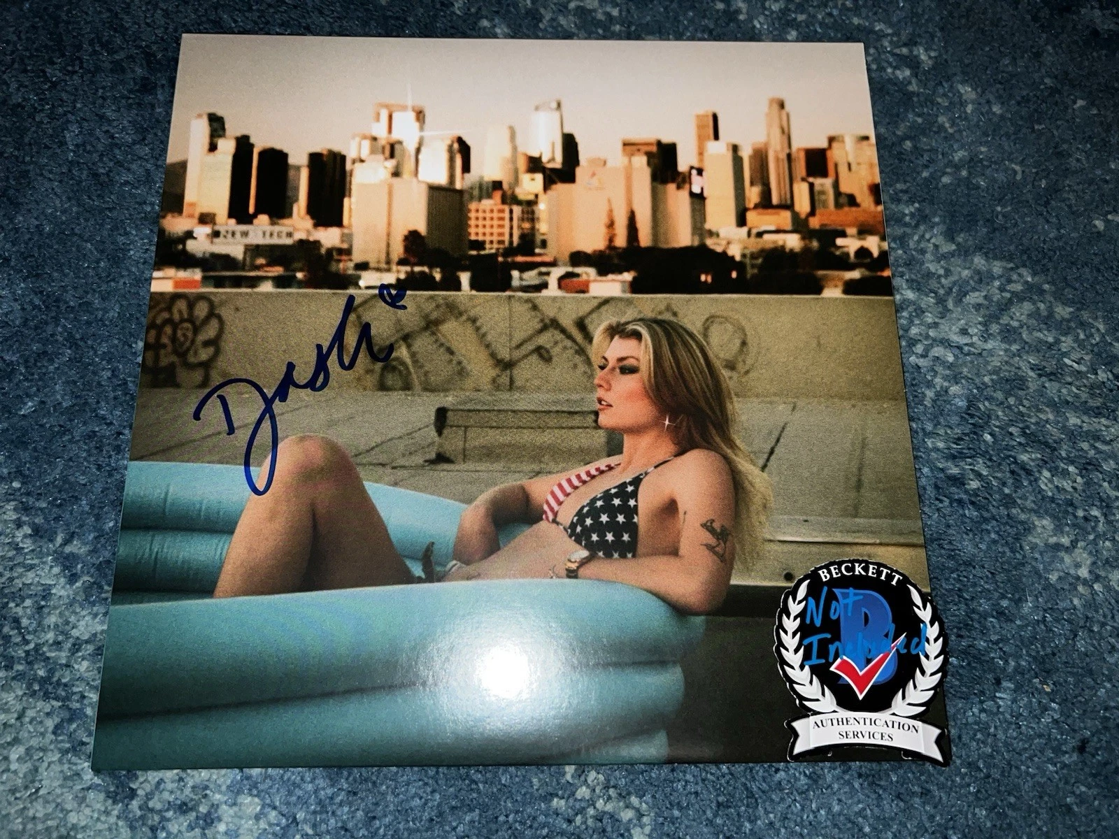Dasha Signed What Happens Now?  Vinyl Album Country Superstar Sexy Beckett #2