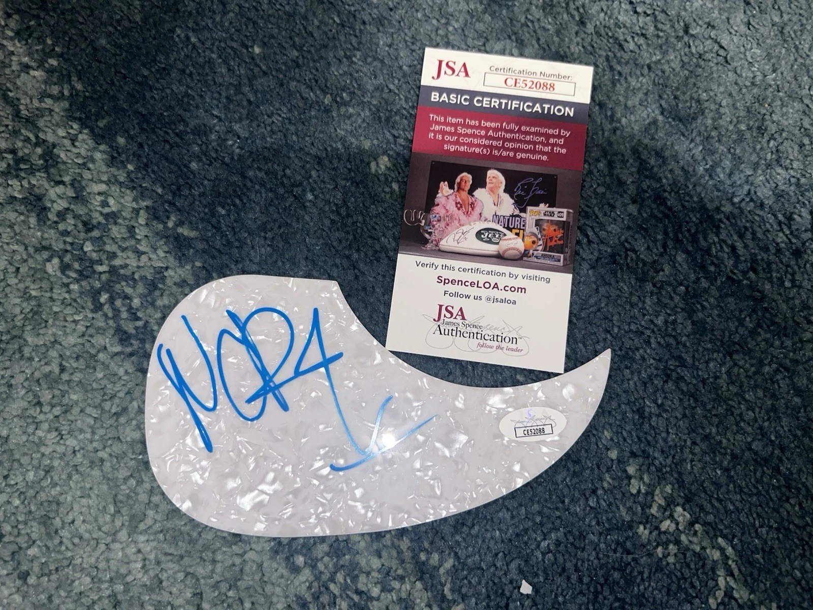 N.O.R.E Noreaga Signed Acoustic Pickguard Rap Superstar Legend JSA Auth