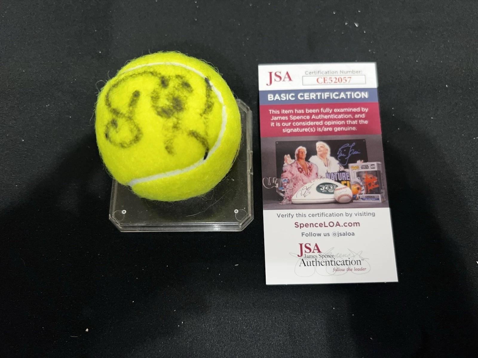 Steffi Graf Signed Australian Open Tennis Ball Legend Grand Slam JSA Auth #3