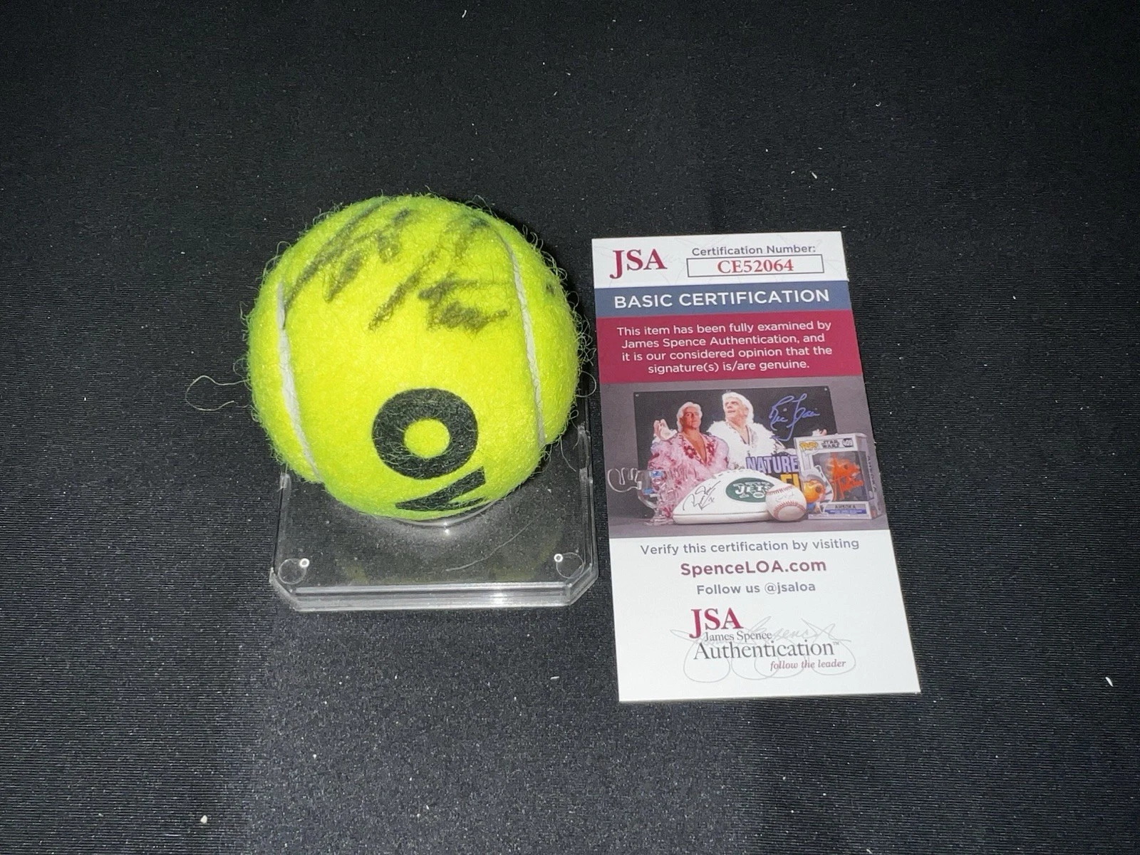 Andre Agassi Signed Australian Open Tennis Ball Legend Grand Slam JSA Auth