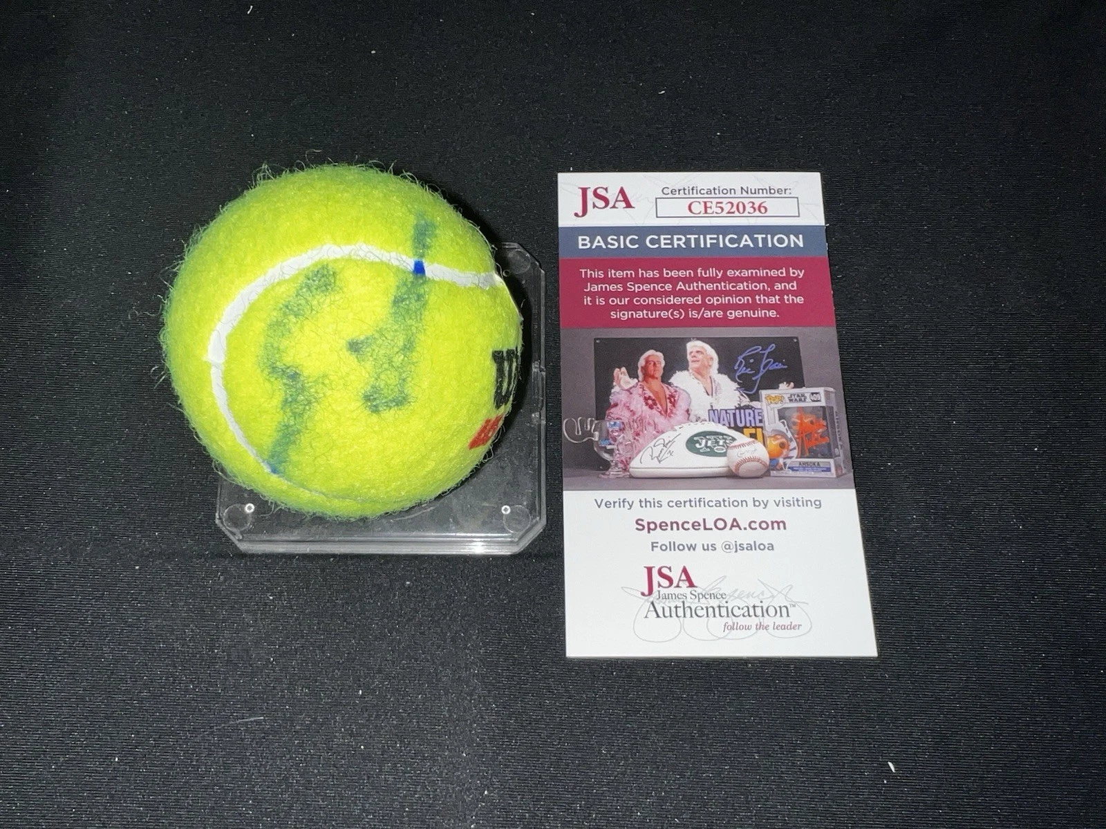 Aryna Sabalenka Signed Wilson US Open Tennis Ball Superstar Legend JSA Auth #2