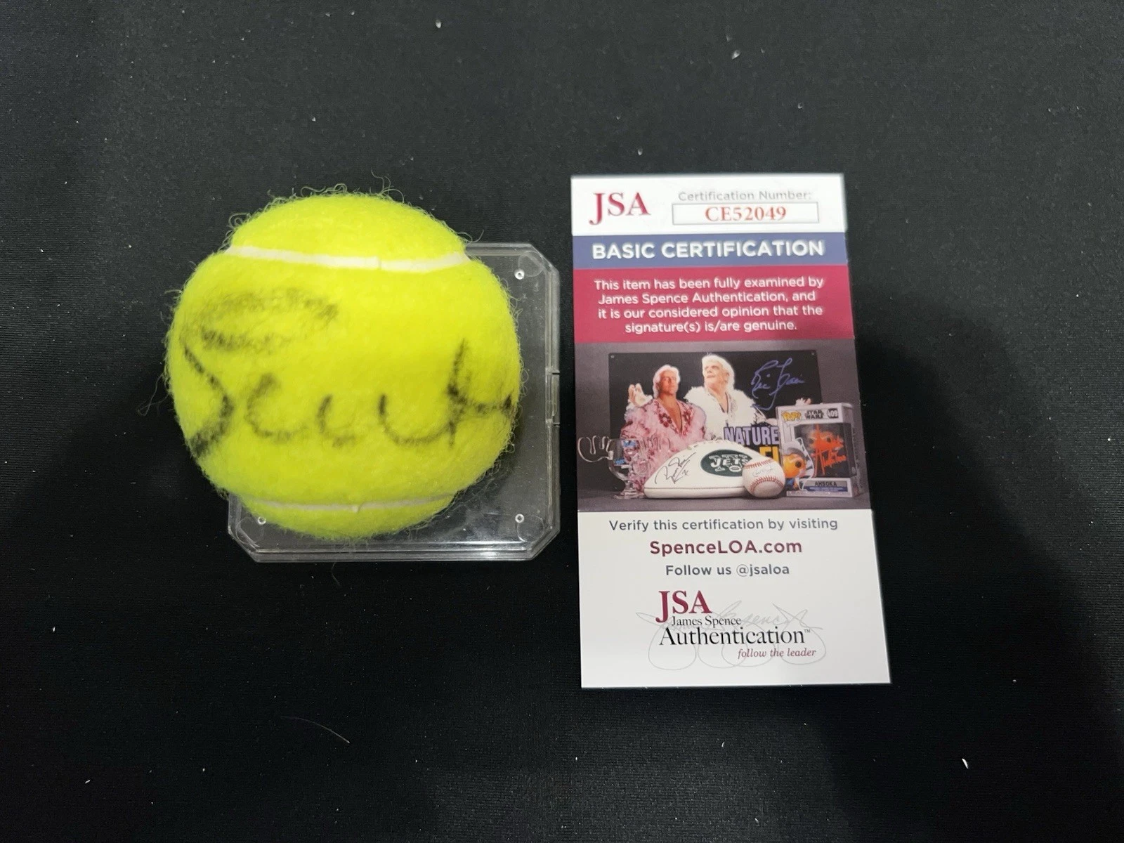 Iga Swiatek Signed Roland Garros French Open Tennis Ball Superstar JSA Auth