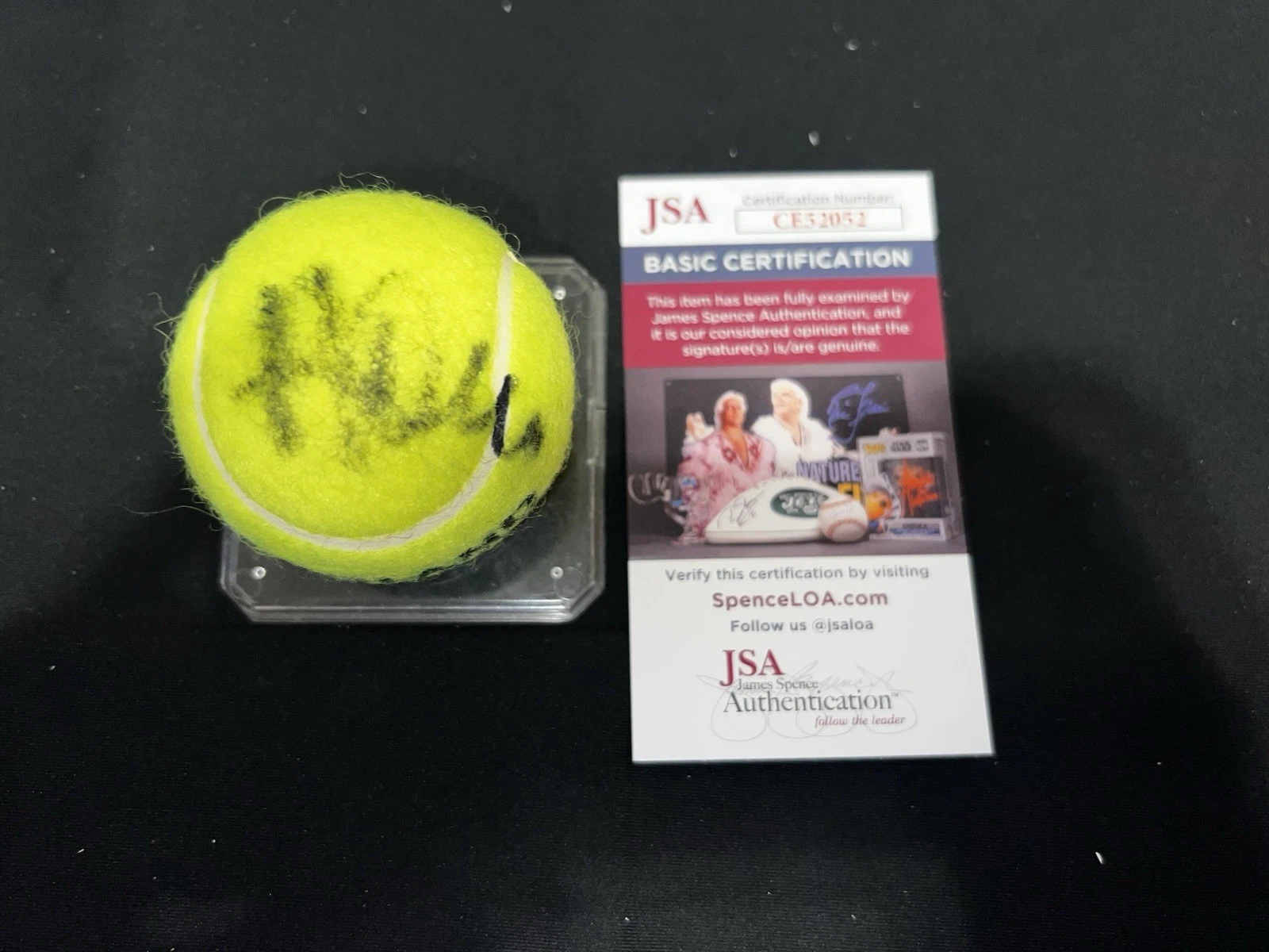 Jelena Ostapenko Signed Roland Garros French Open Tennis Ball Superstar JSA Auth