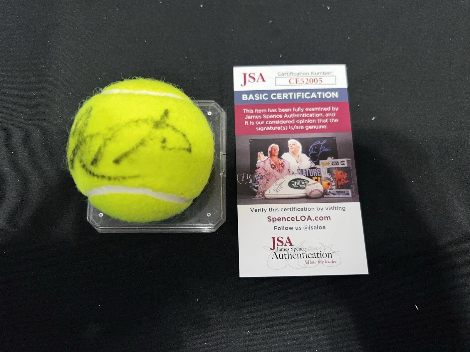 Jakub Mensik Signed Official Penn Tennis Ball Superstar Champ JSA Auth