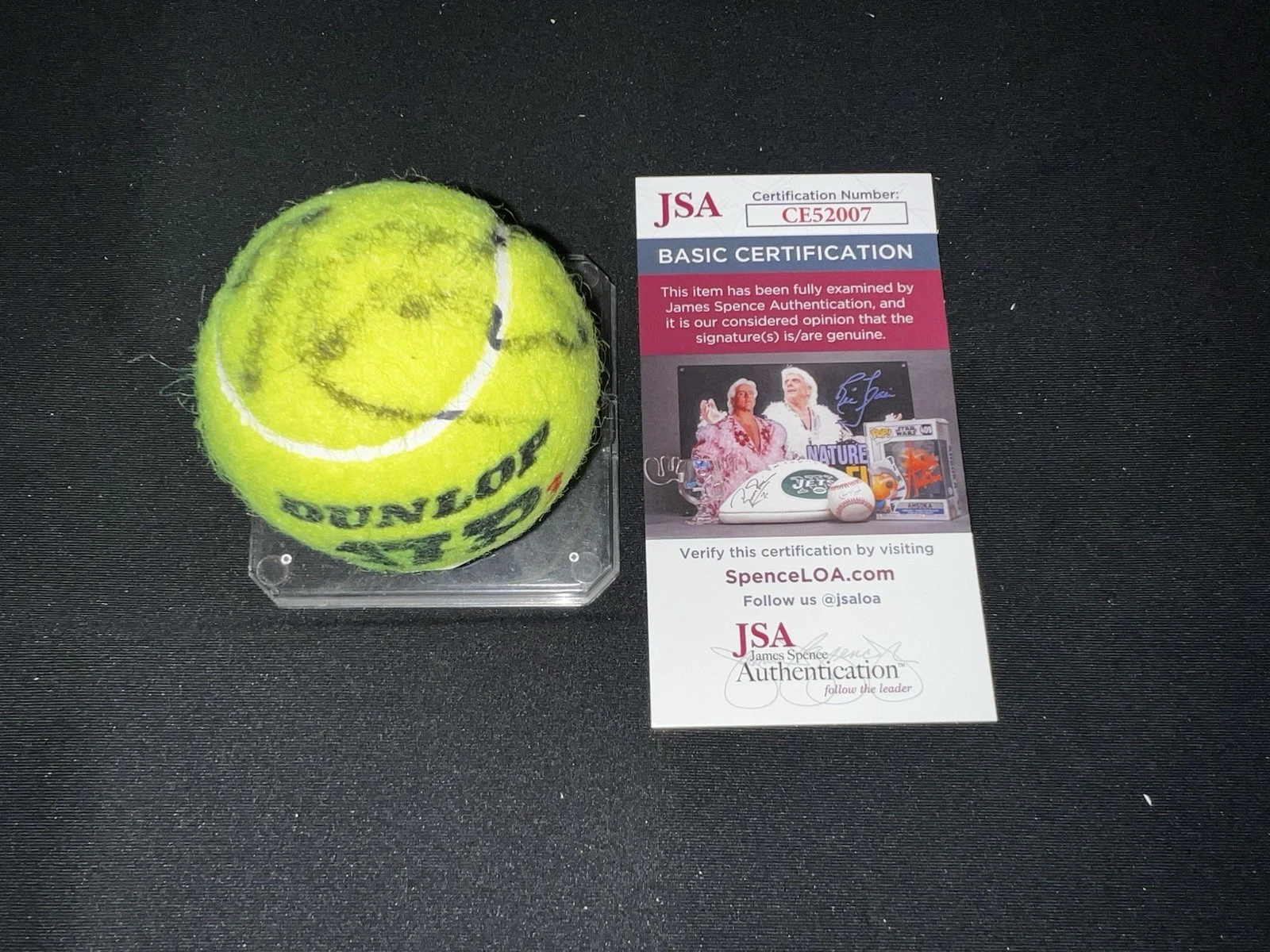 Jakub Mensik Signed Official 2025 Miami Open Tennis Ball Champ Star JSA Auth