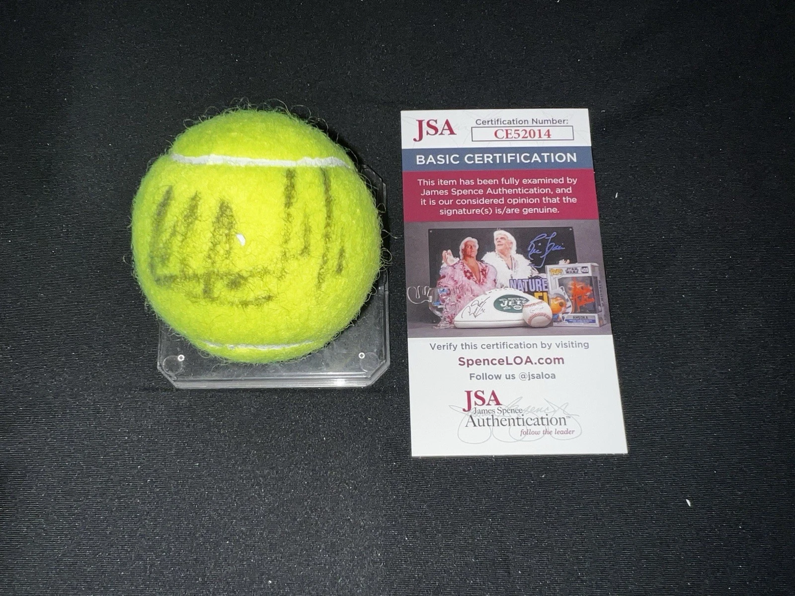 Mirra Andreeva Signed Official Wilson US Open Tennis Ball Star Champ JSA Auth