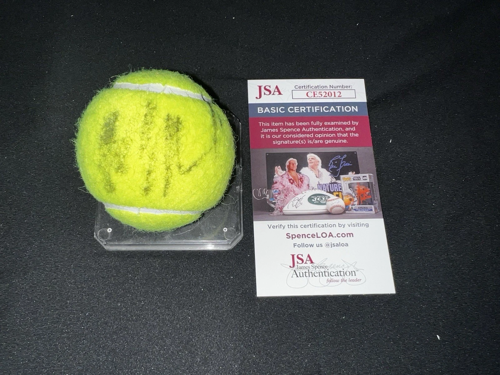 Mirra Andreeva Signed Official Wilson US Open Tennis Ball Star Champ JSA Auth #2