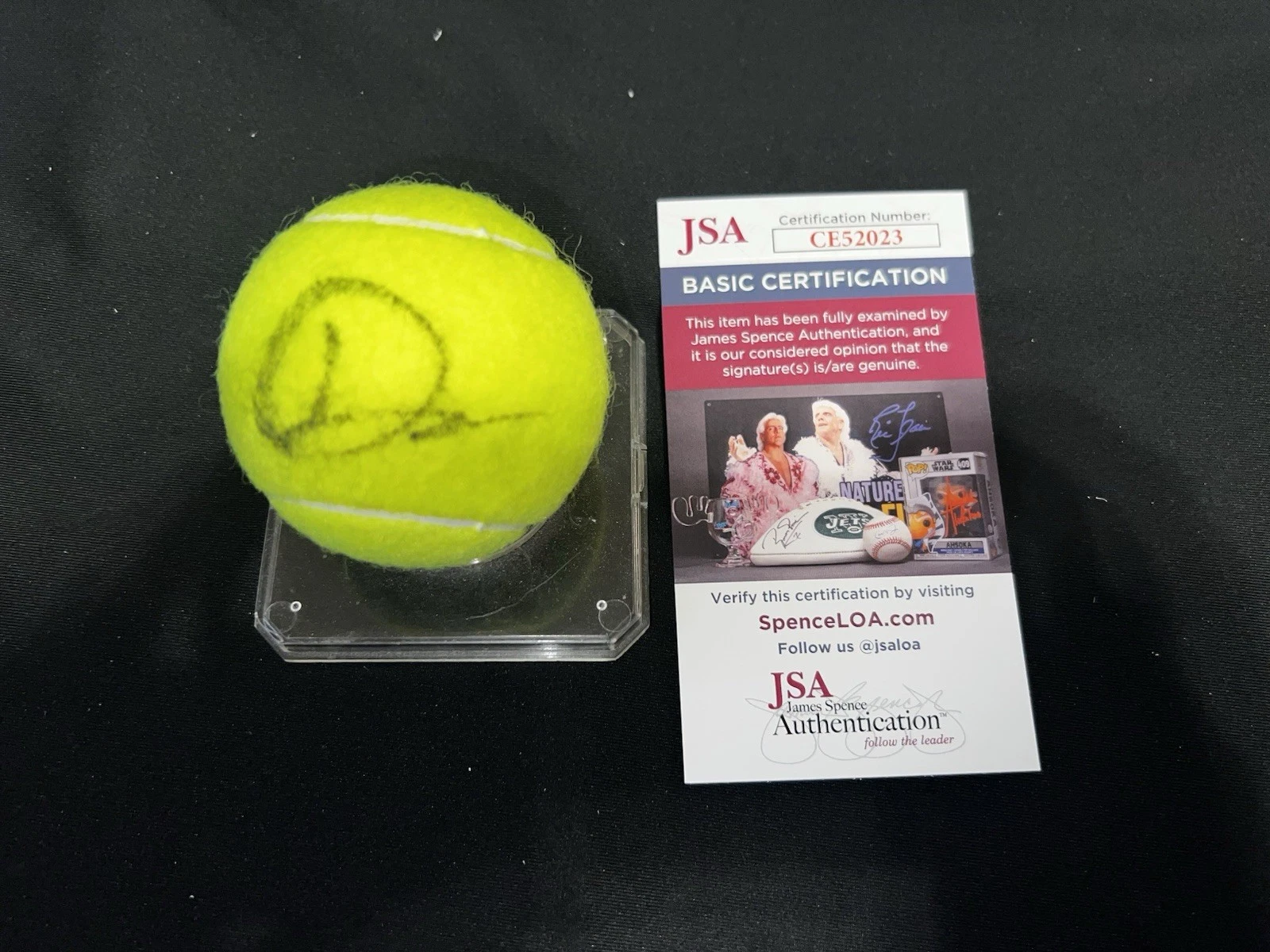 Jack Draper Signed Official Wilson Tennis Ball 25 Indian Wells Champ JSA Auth #3