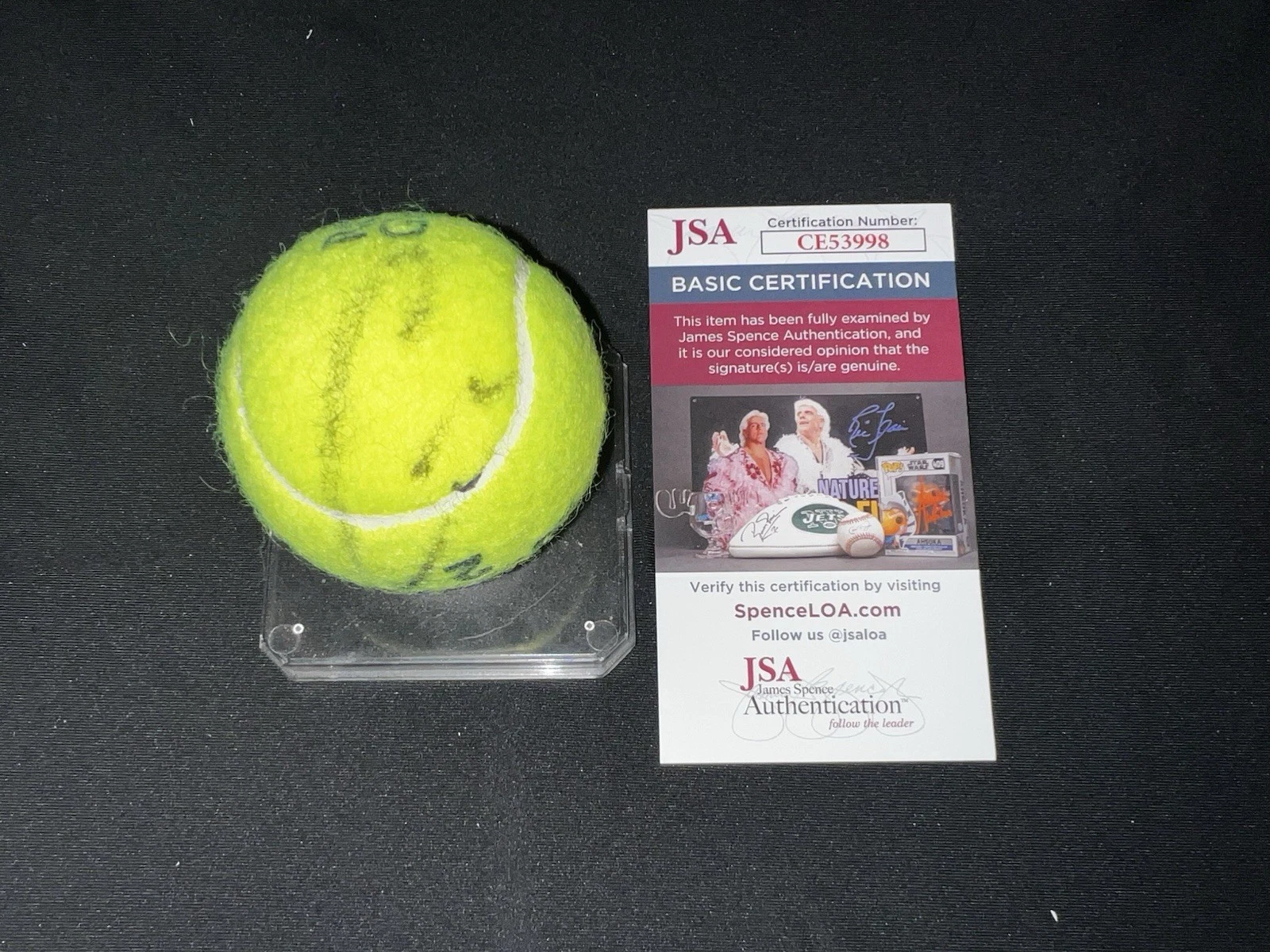 Carlos Alcaraz Signed Roland Garros French Open Tennis Ball Star JSA Auth