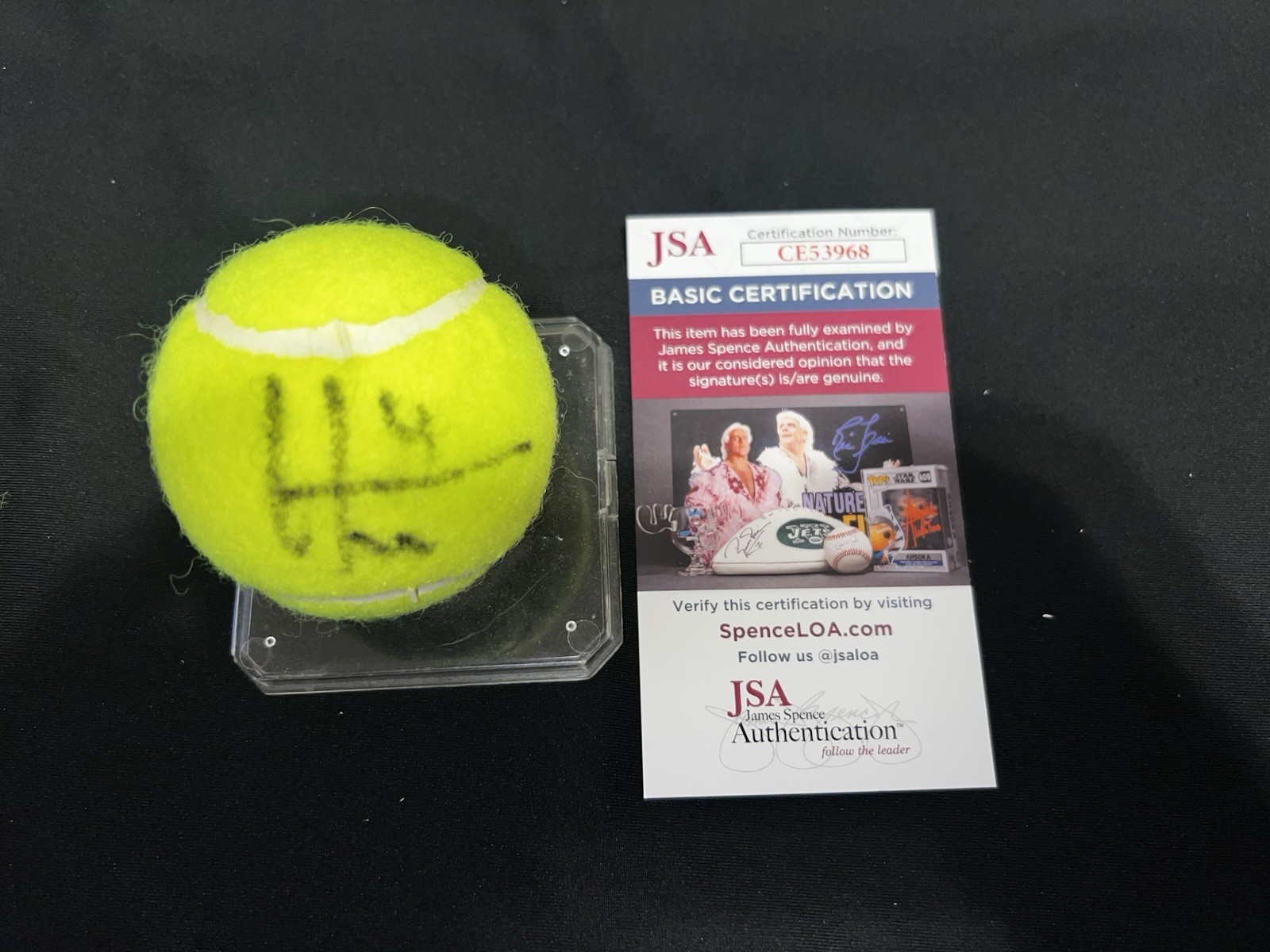 Hubert Hurkacz Signed Official Penn Tennis Ball ATP Superstar JSA Auth #2