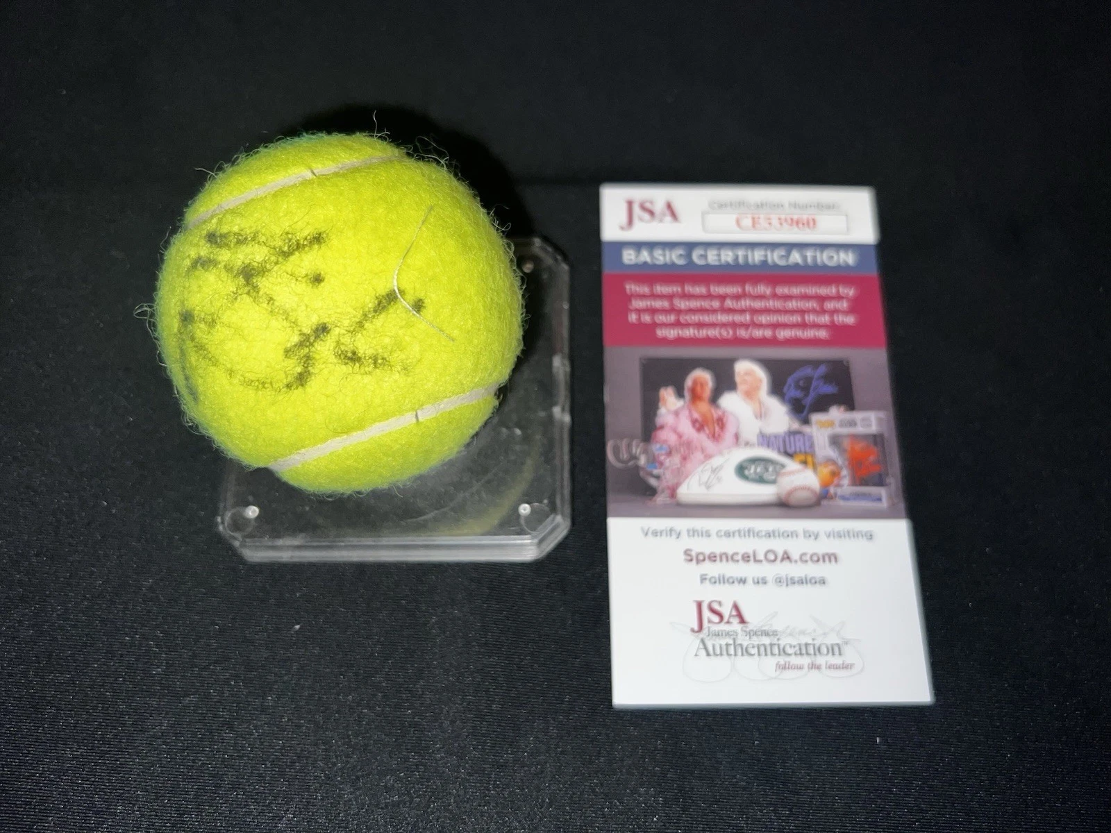 Francesca Schiavone Signed Roland Garros French Open Tennis Ball JSA Auth #2