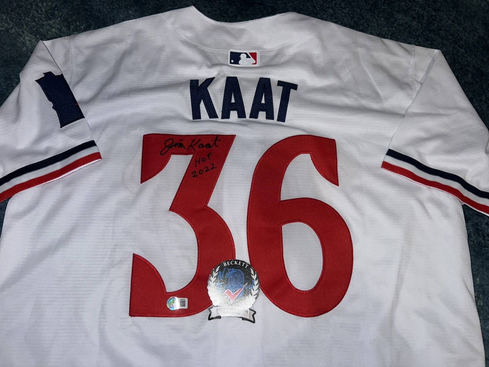 Jim Kaat Signed Minnesota Twins Jersey All Star Hall Of Fame 2022 Beckett