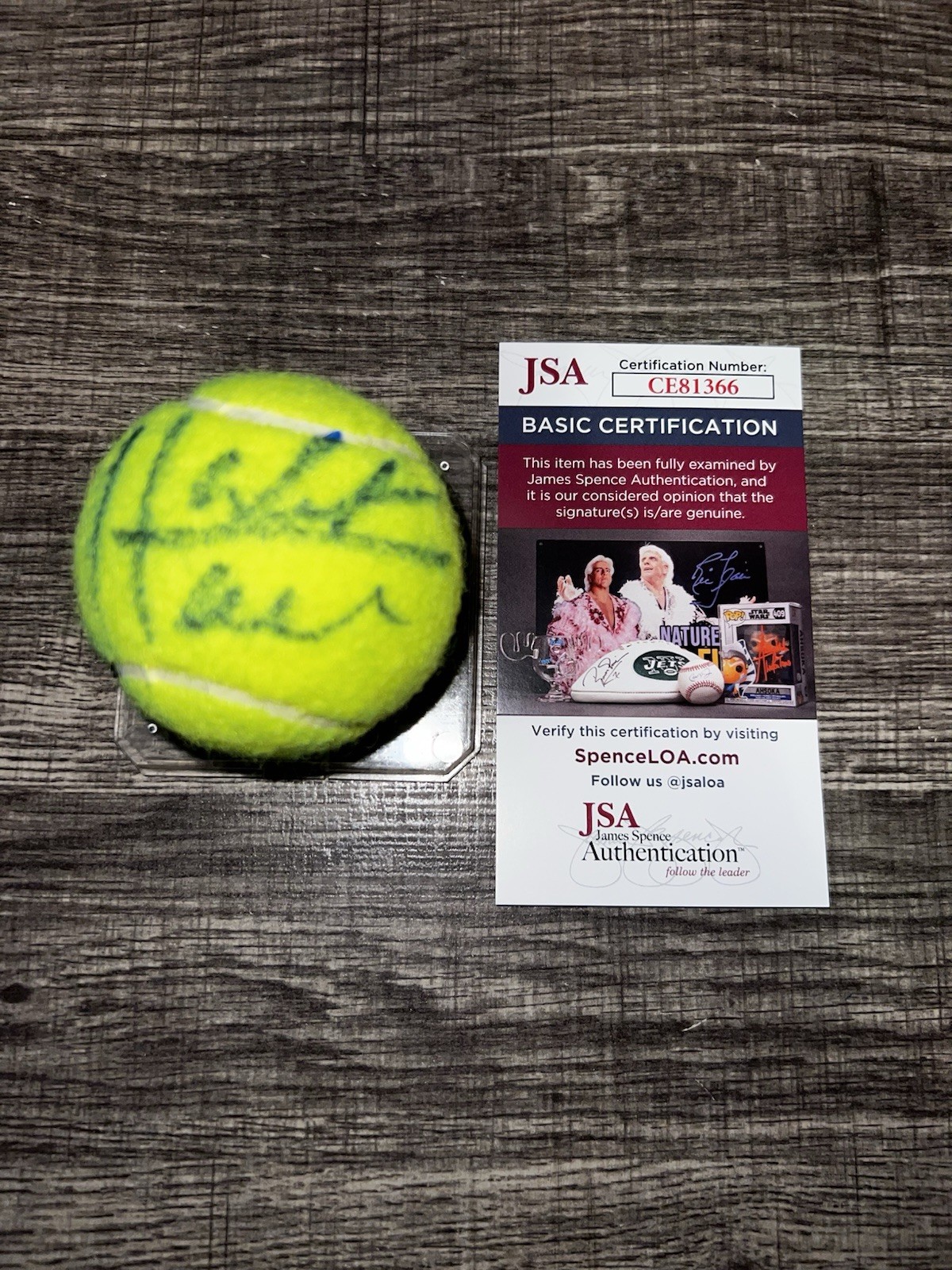 Hubert Hurkacz Signed Official Penn Tennis Ball ATP Superstar JSA Auth #2