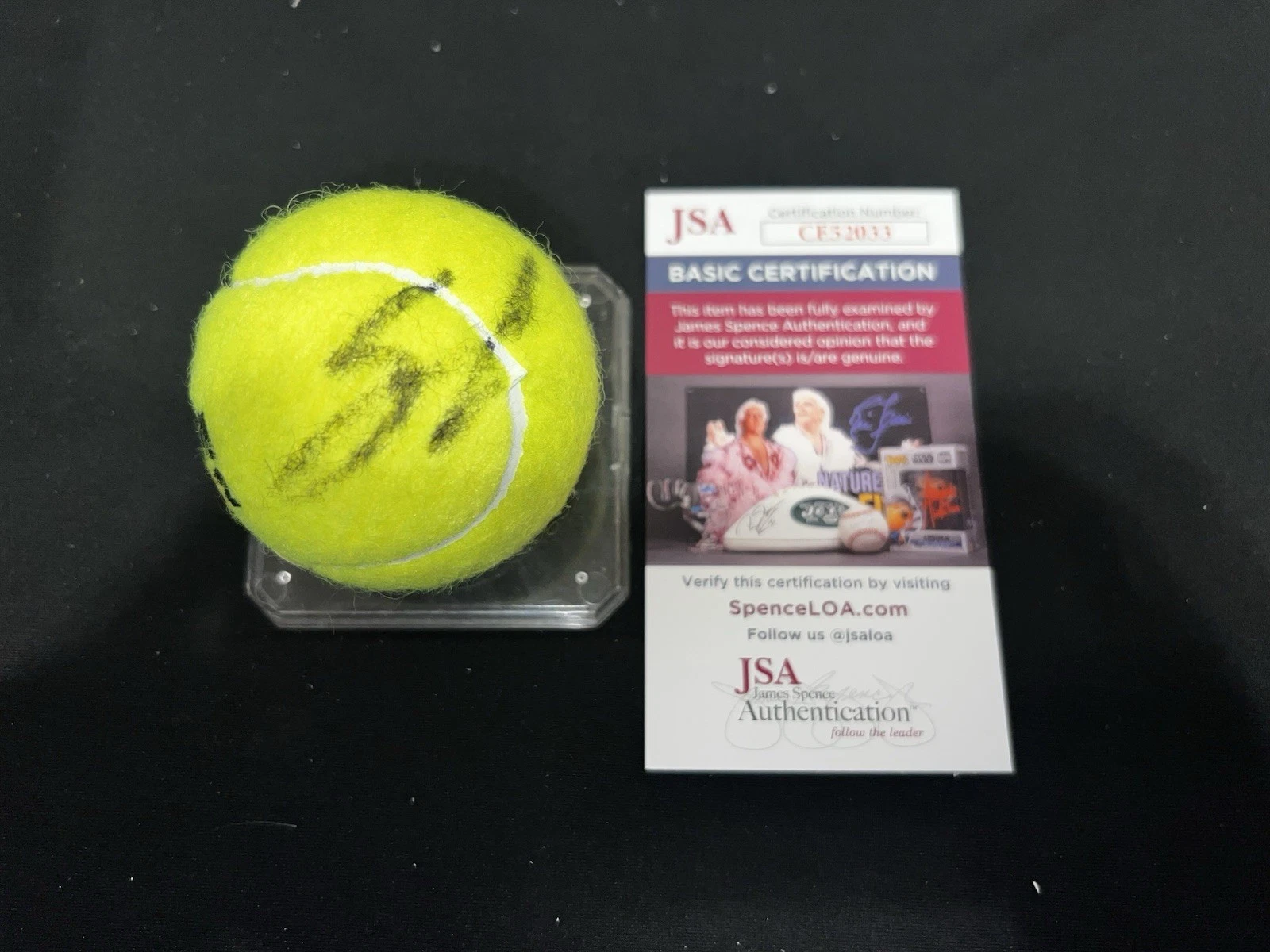Aryna Sabalenka Signed Wilson US Open Tennis Ball Superstar Legend JSA Auth