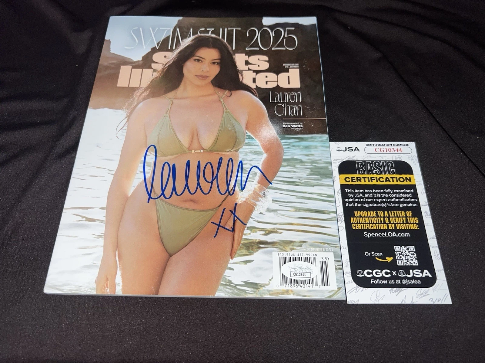 Lauren Chan Signed 2025 Sports Illustrated Swimsuit Edition Full Magazine JSA
