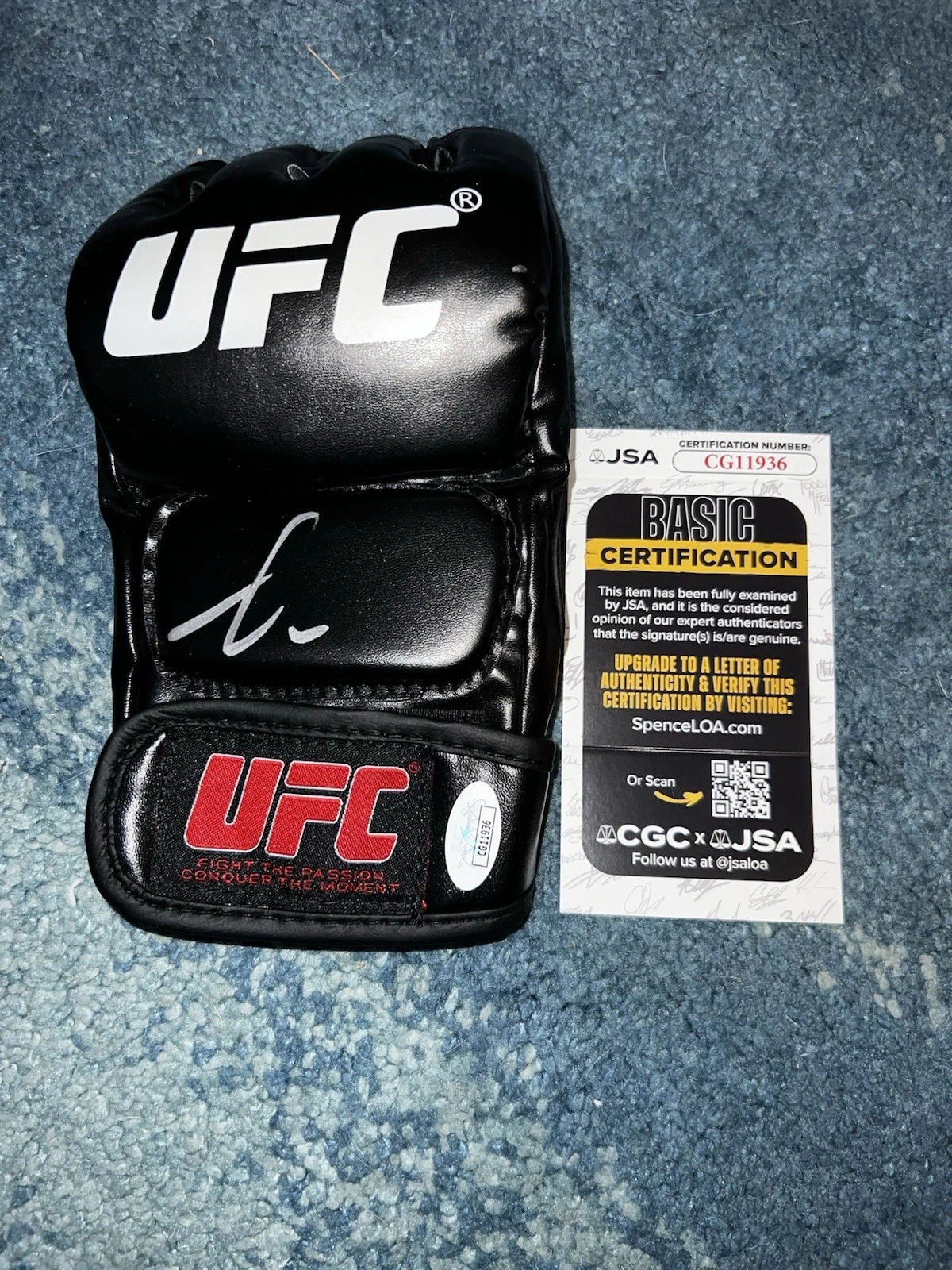 Conor McGregor Signed UFC Glove UFC Legend Notorious Ireland JSA Auth
