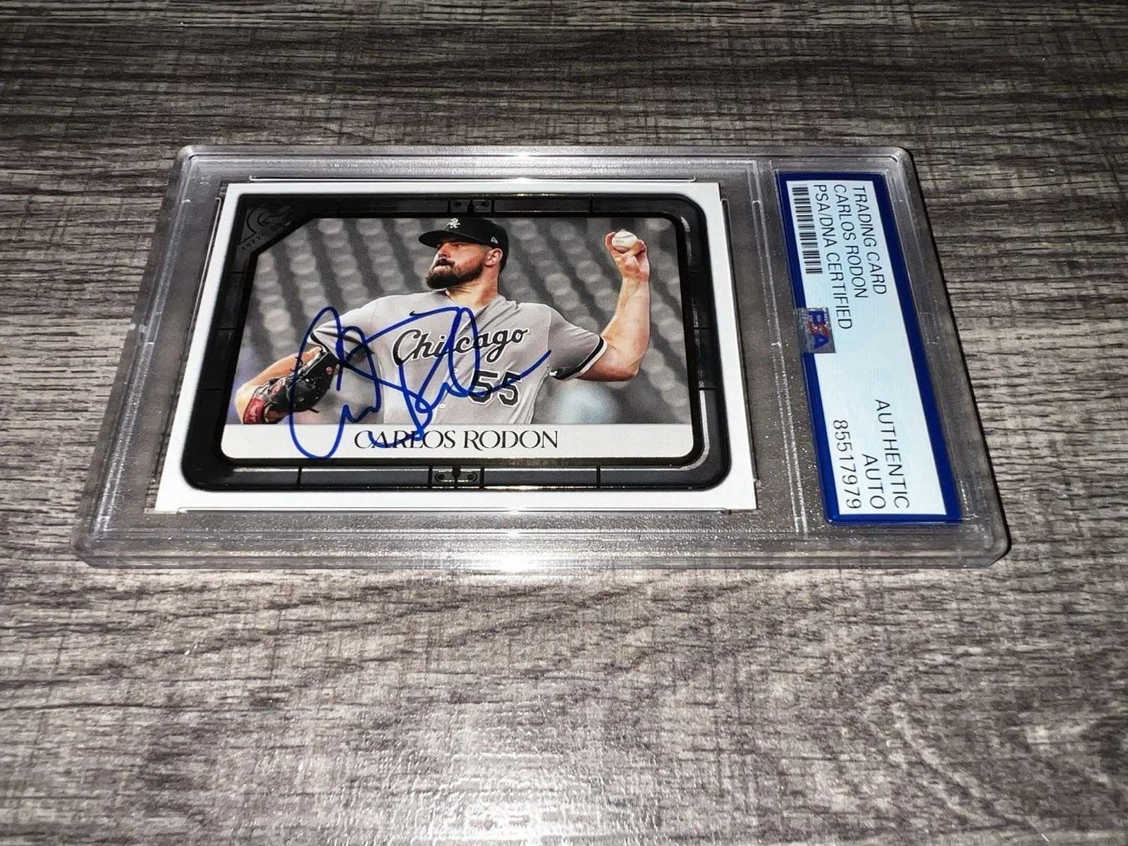 Carlos Rodon Signed 2021 Topps Gallery Trading Card White Sox Yankees PSA/DNA