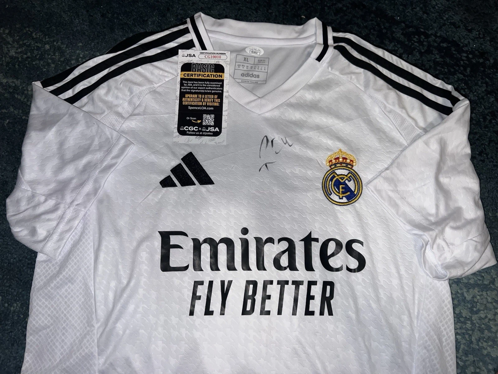 Rodrygo Signed Real Madrid Jersey Brazil Soccer Superstar JSA Auth #3