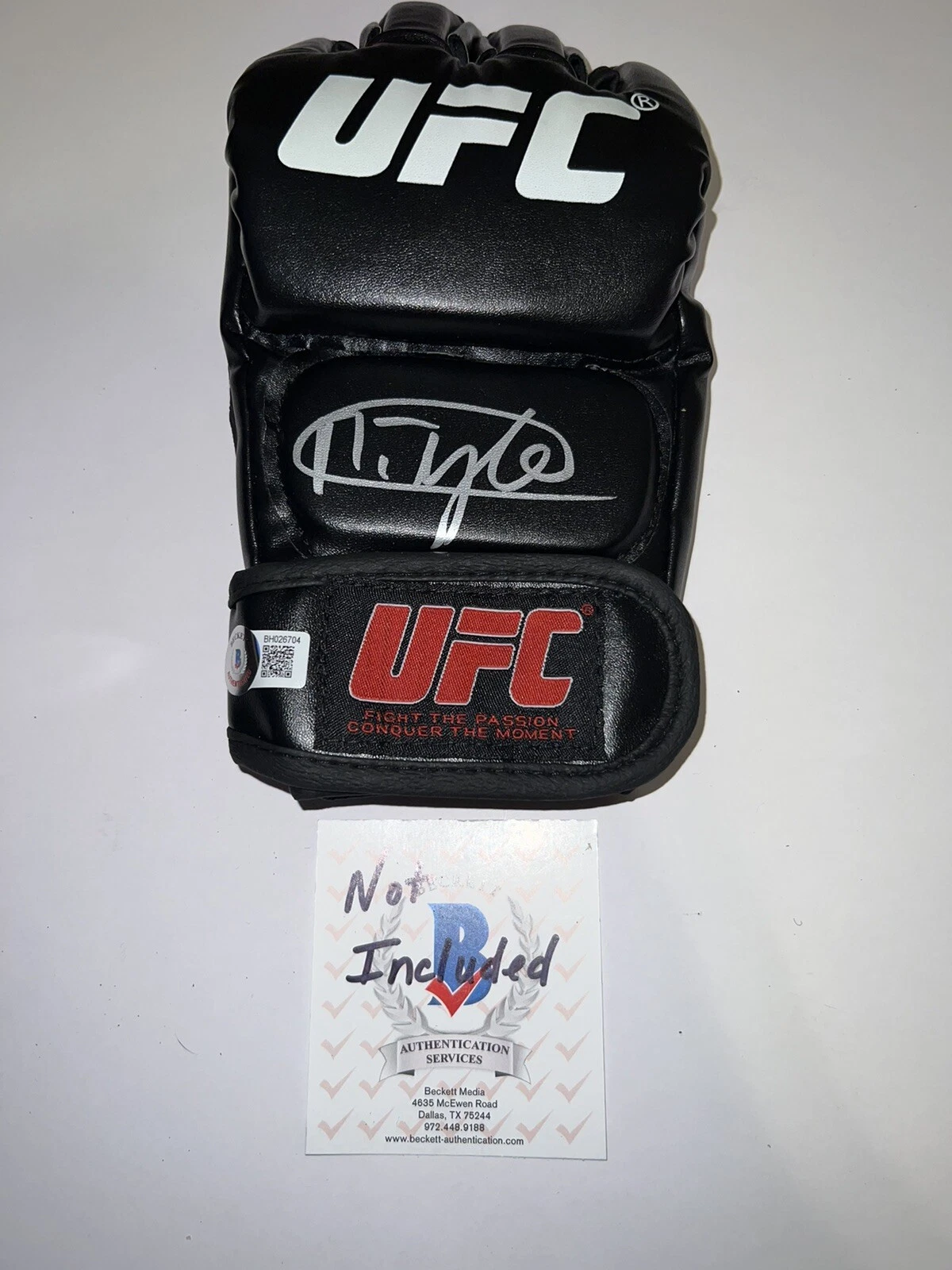 Marcin Tybura Signed UFC Glove Heavyweight Contender Beckett