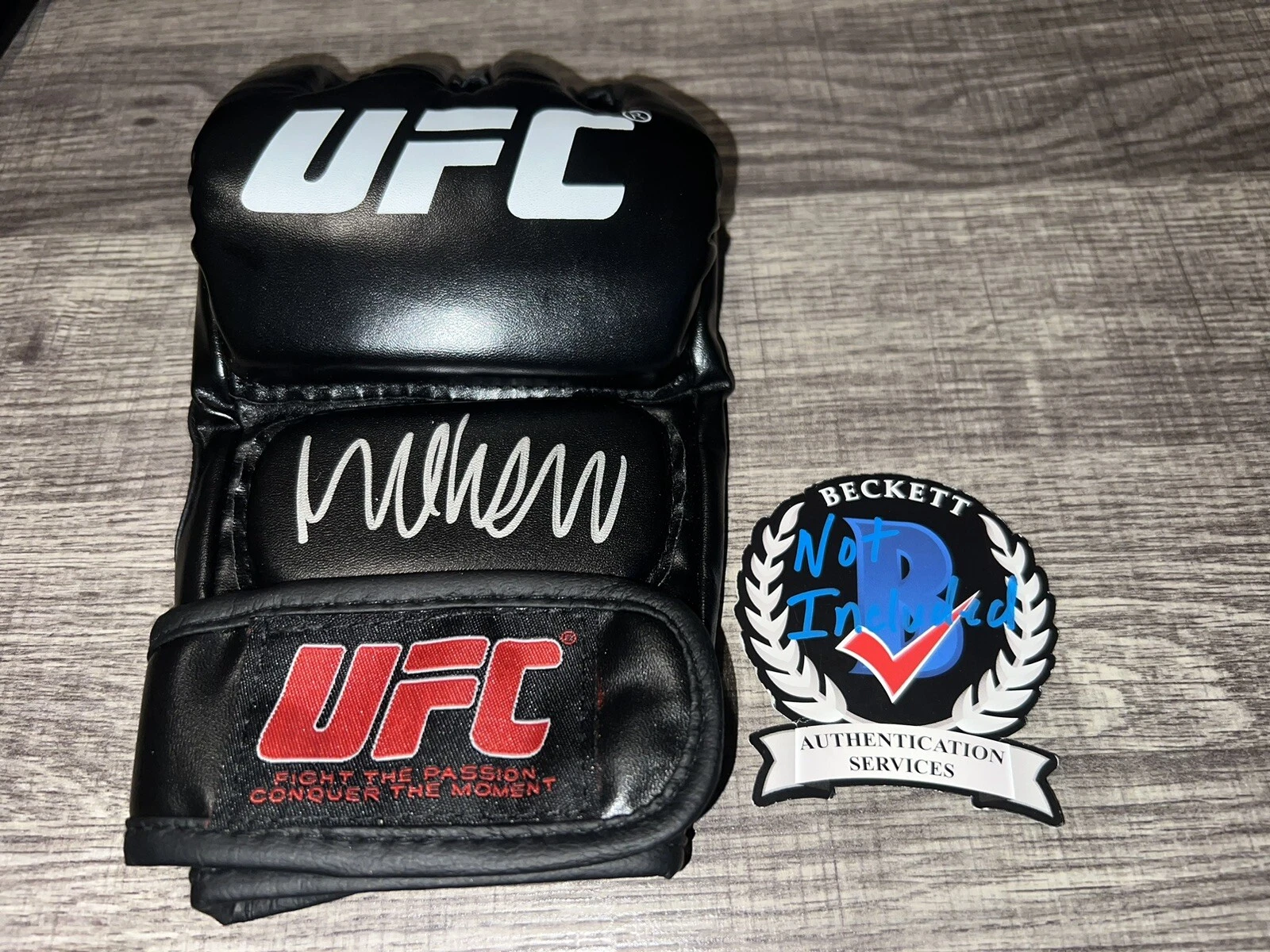 Renato Moicano Signed UFC Glove Legend Champion Beckett #2