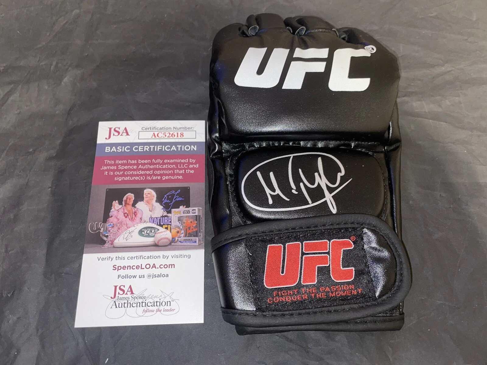 Marcin Tybura Signed UFC Glove Polish Heavyweight Champ JSA Auth
