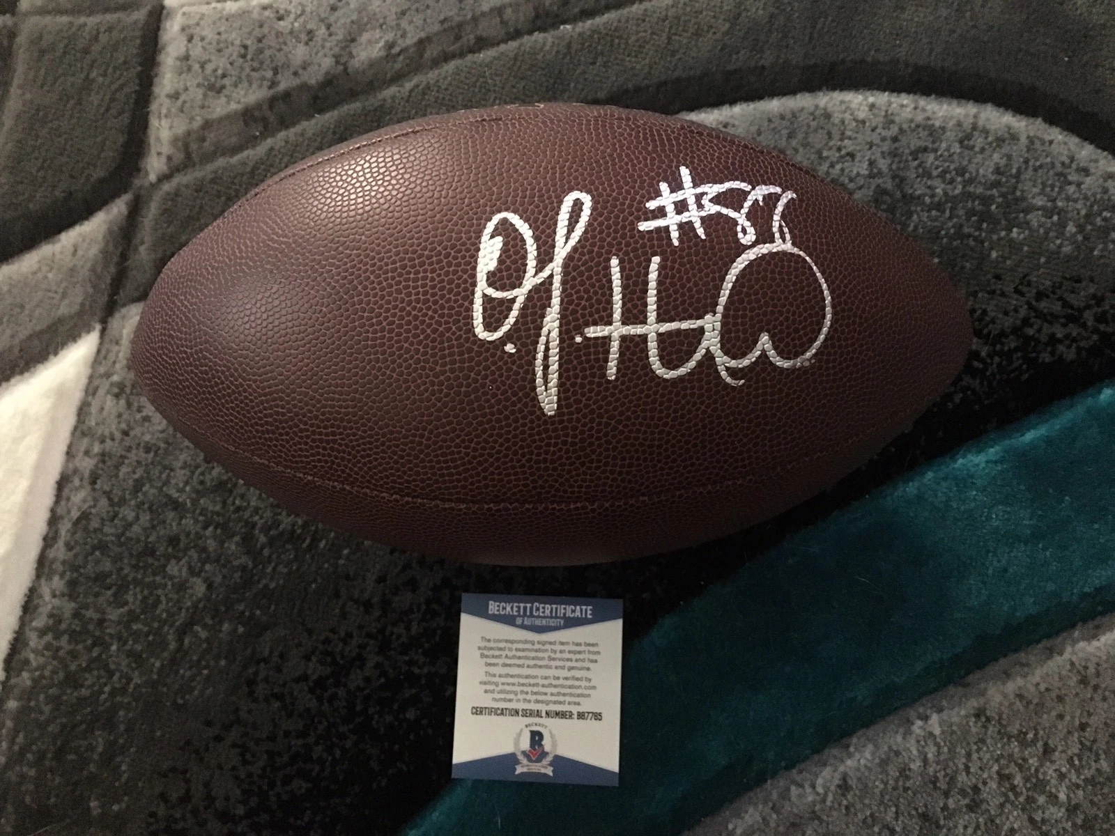 Oj Howard Signed Official NFL Supergrip Football Tampa Bay Bucs TE BAS