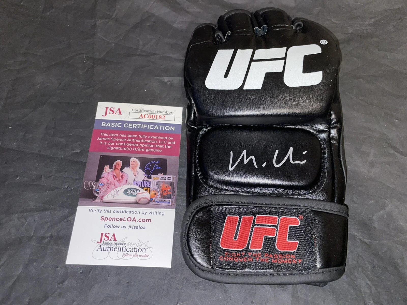 Macy Chiasson Signed UFC Glove Bantamweight Contender JSA Auth