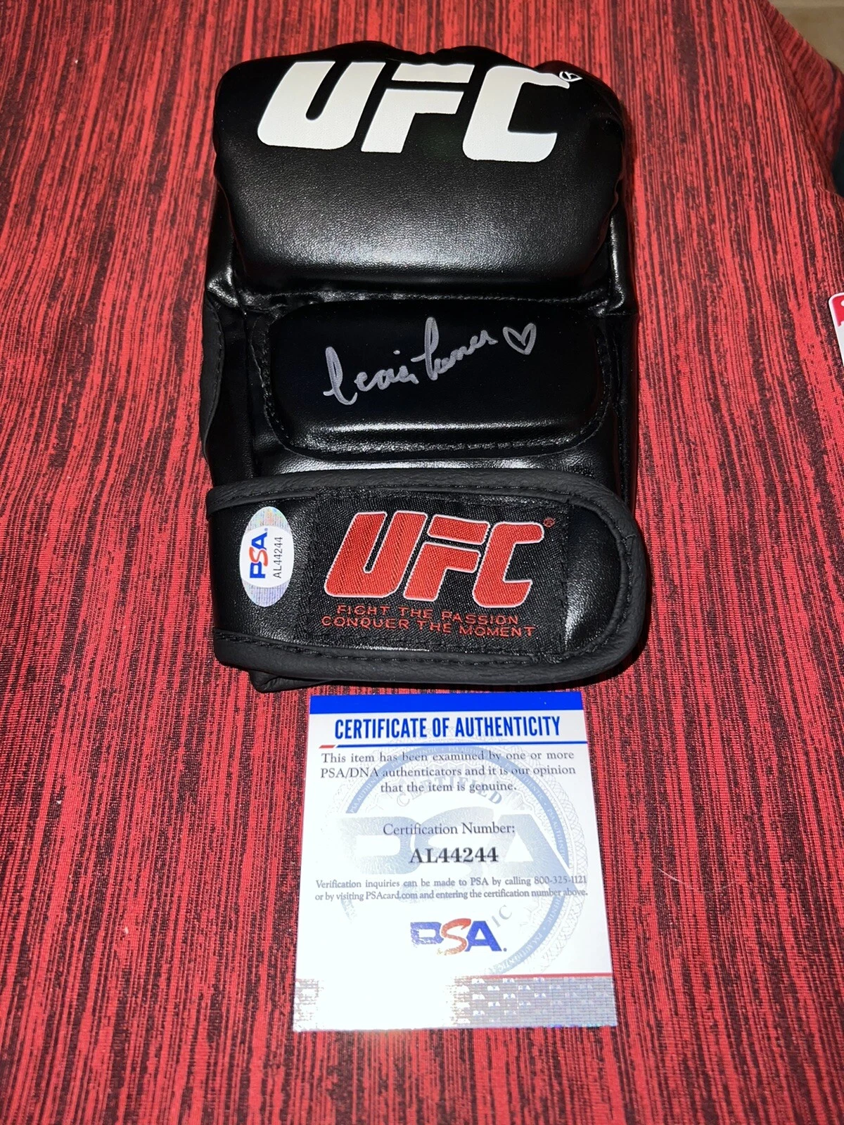 Tecia Torres Signed UFC Glove The Tiny Tornado PSA/DNA