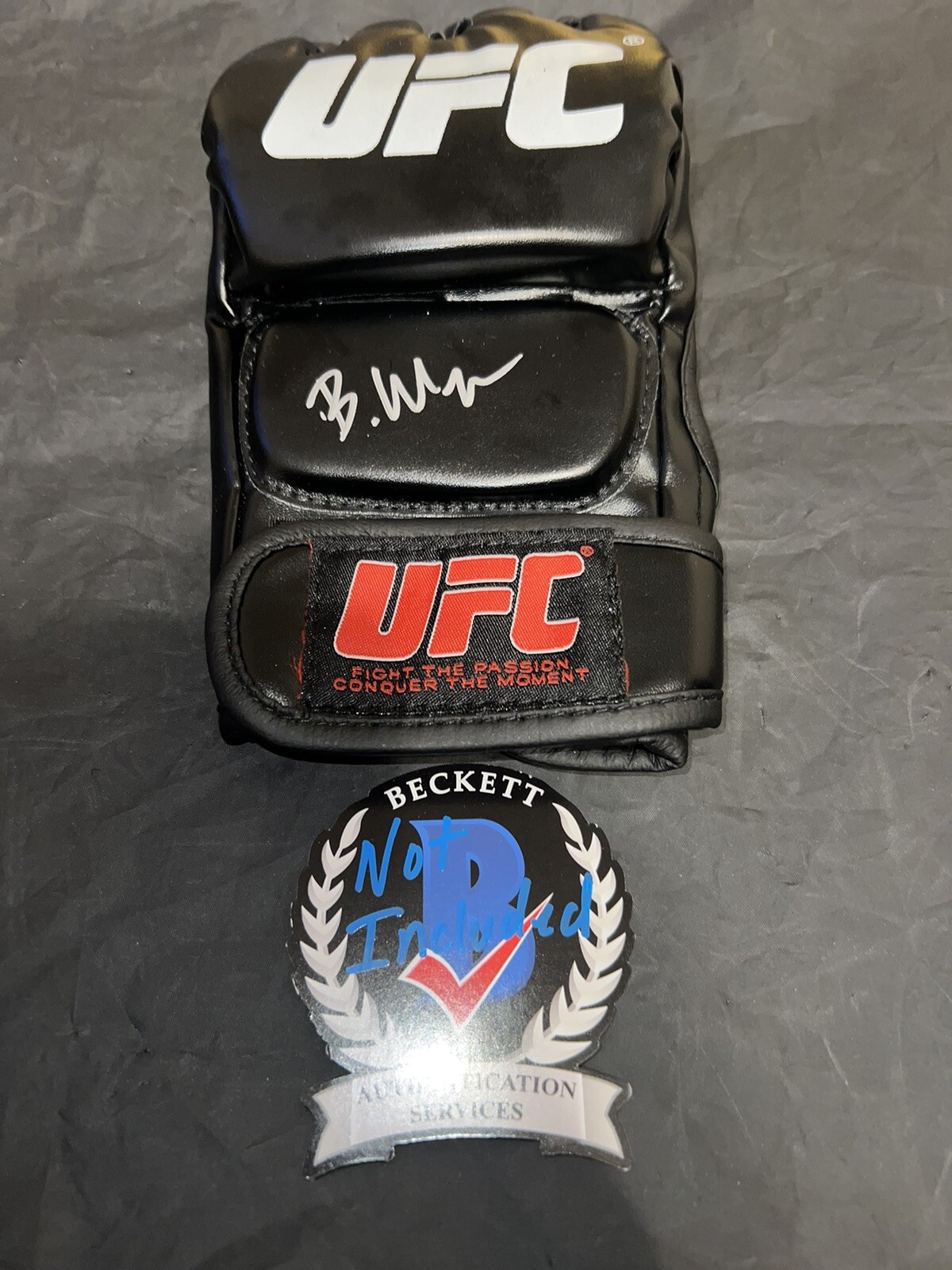 Brookliyn Wren Signed UFC Boxing Glove UFC Ring Girl Beautiful Beckett #2