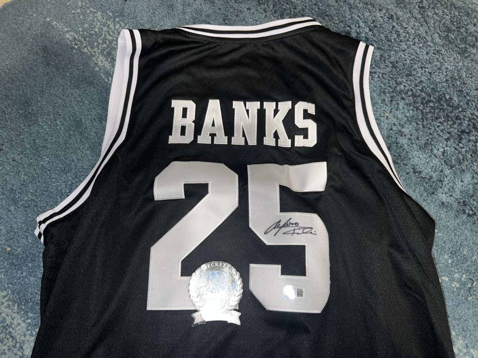 Alfonso Ribeiro Signed Carlton Banks Jersey Bel Air Hollywood Legend Beckett