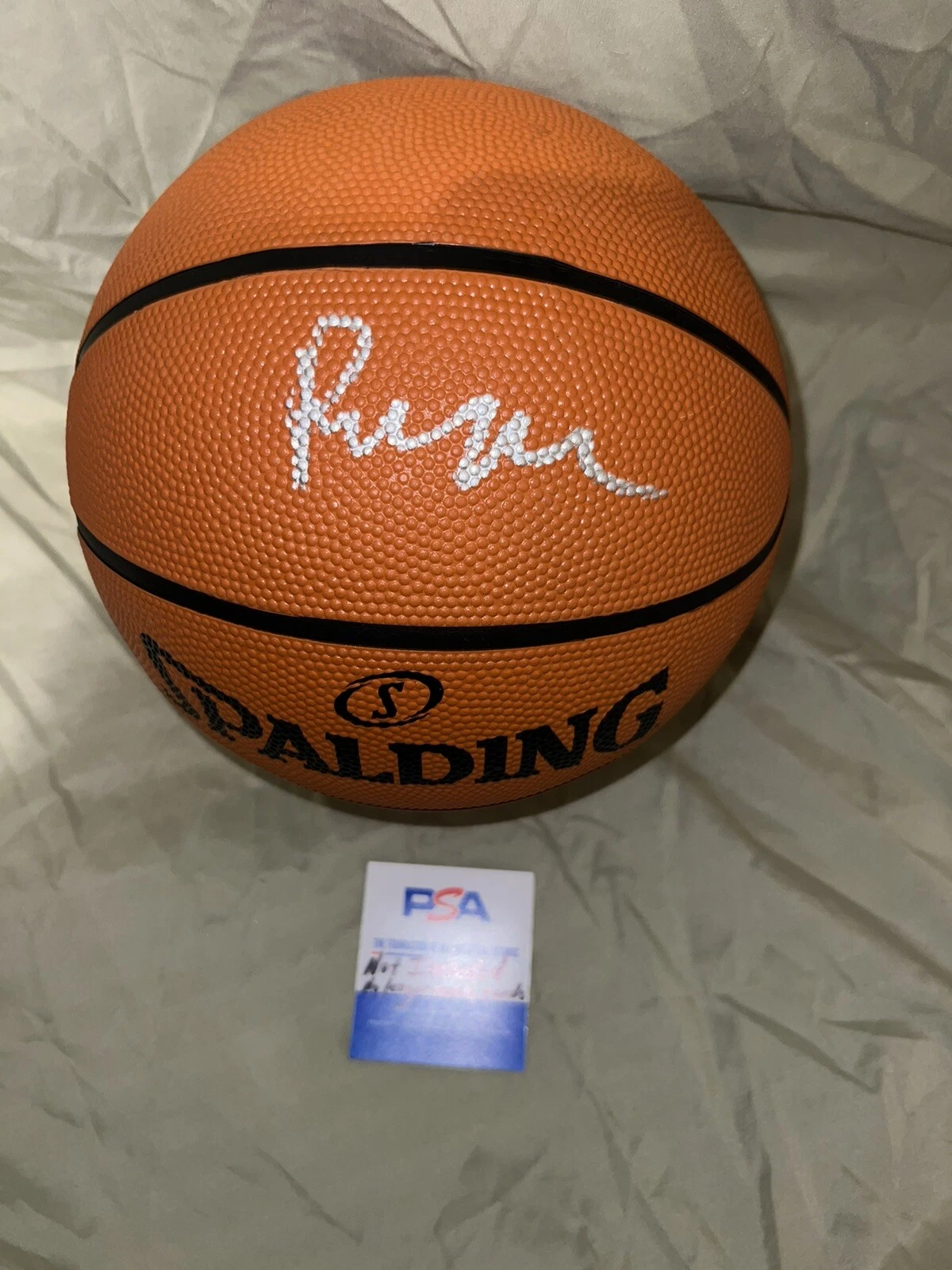 Richard Rip Hamilton Signed Official Spalding Basketball Detroit Pistons PSA/DNA