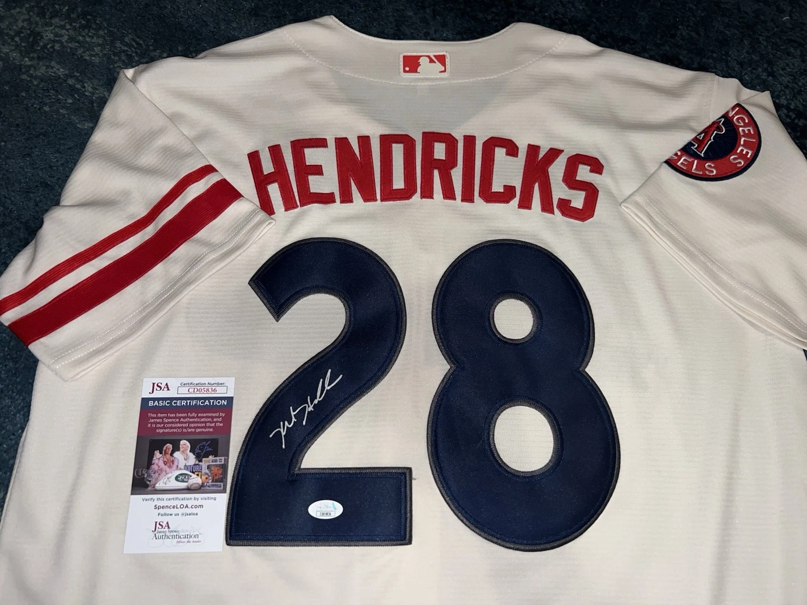 Kyle Hendricks Signed Los Angeles Angels Jersey Superstar Ace JSA Auth