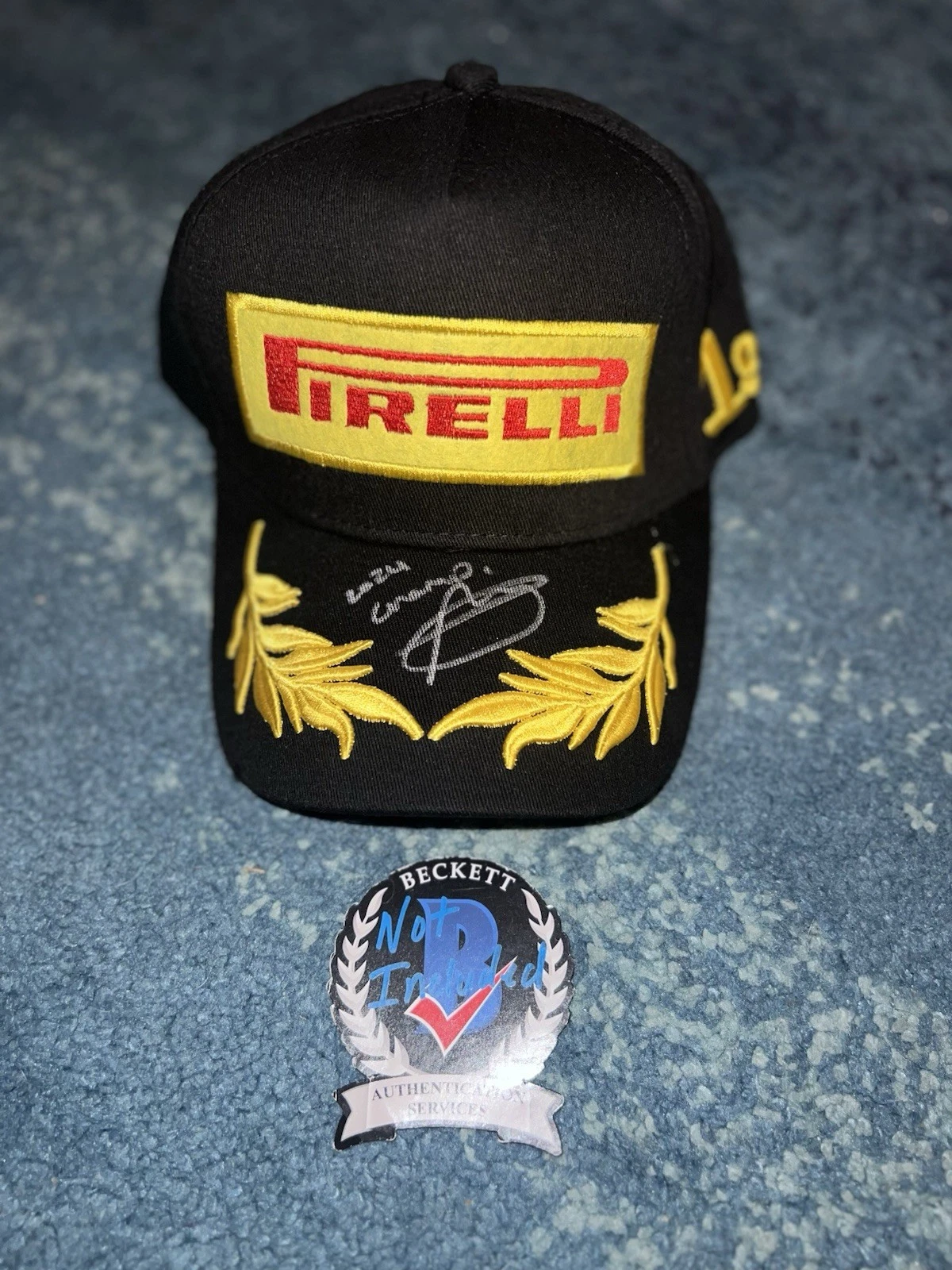 Abbi Pulling Signed Pirelli Podium Hat F1 2024 F1 Academy Champion Beckett #2