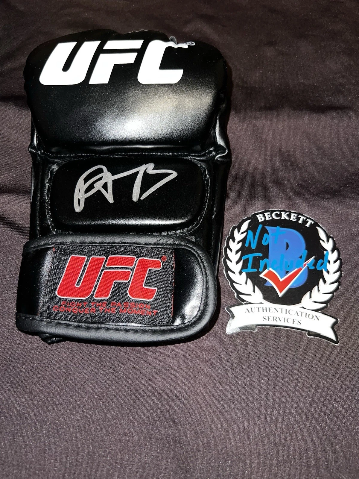 Paddy Pimblett Signed UFC Boxing Glove UFC Champ The Baddy Beckett