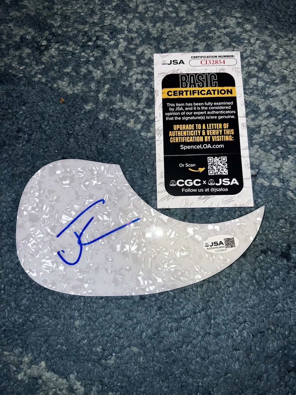 Jelly Roll Signed Acoustic Pickguard Country Music Superstar Legend JSA Auth