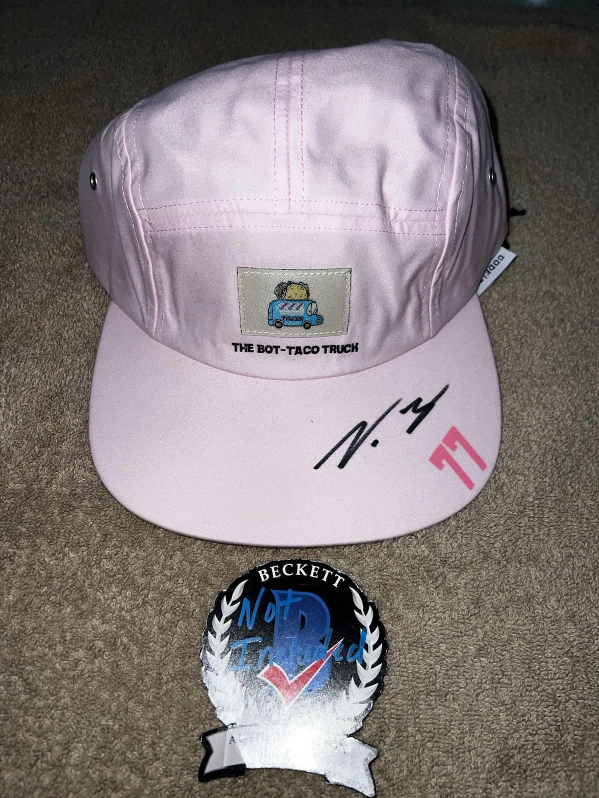 Valtteri Bottas Signed Racing Hat #77 The Bot-Taco Truck F1 Cadillac Beckett #2