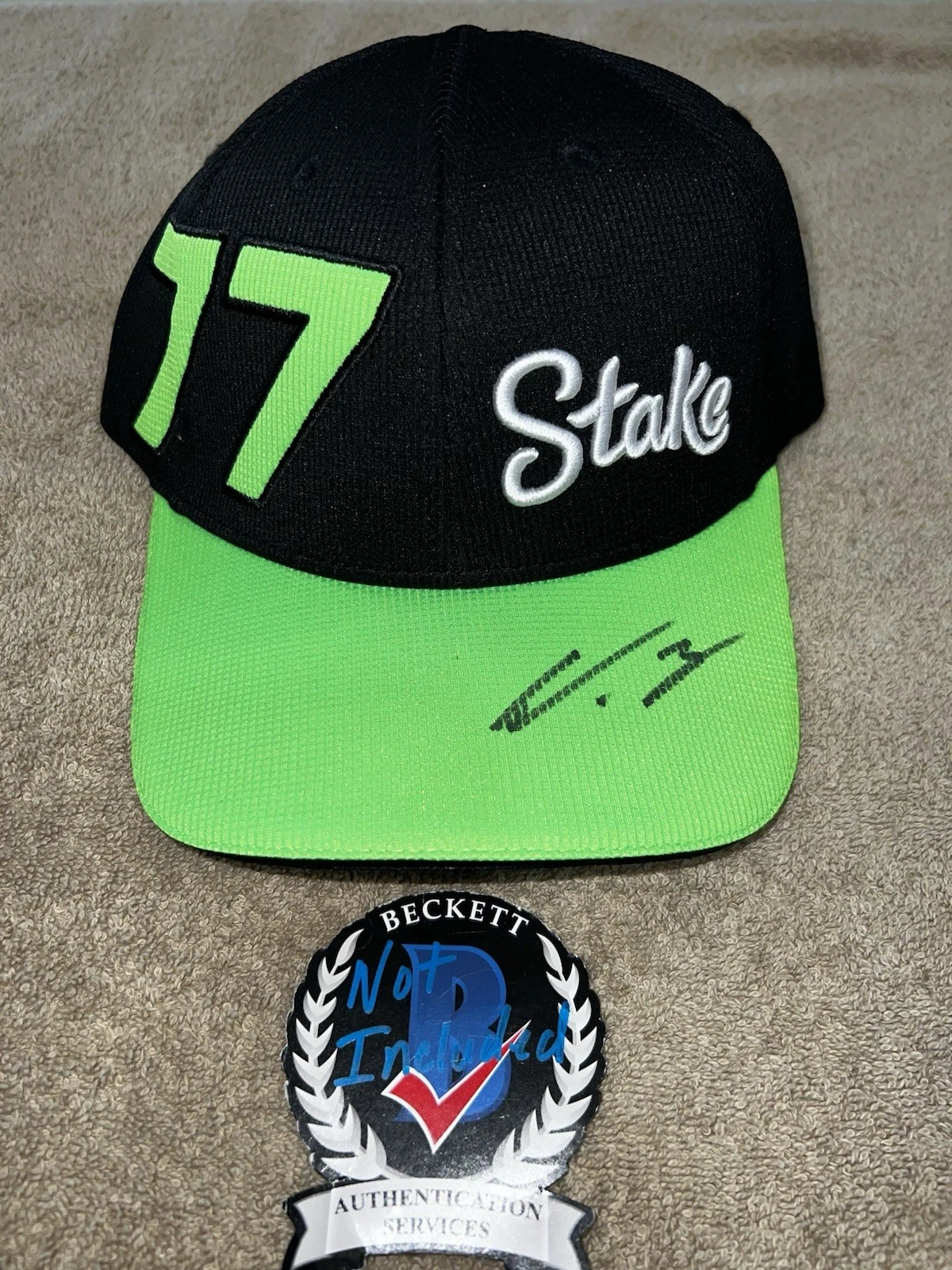 Valtteri Bottas Signed Stake Racing Hat #77 F1 Cadillac Beckett