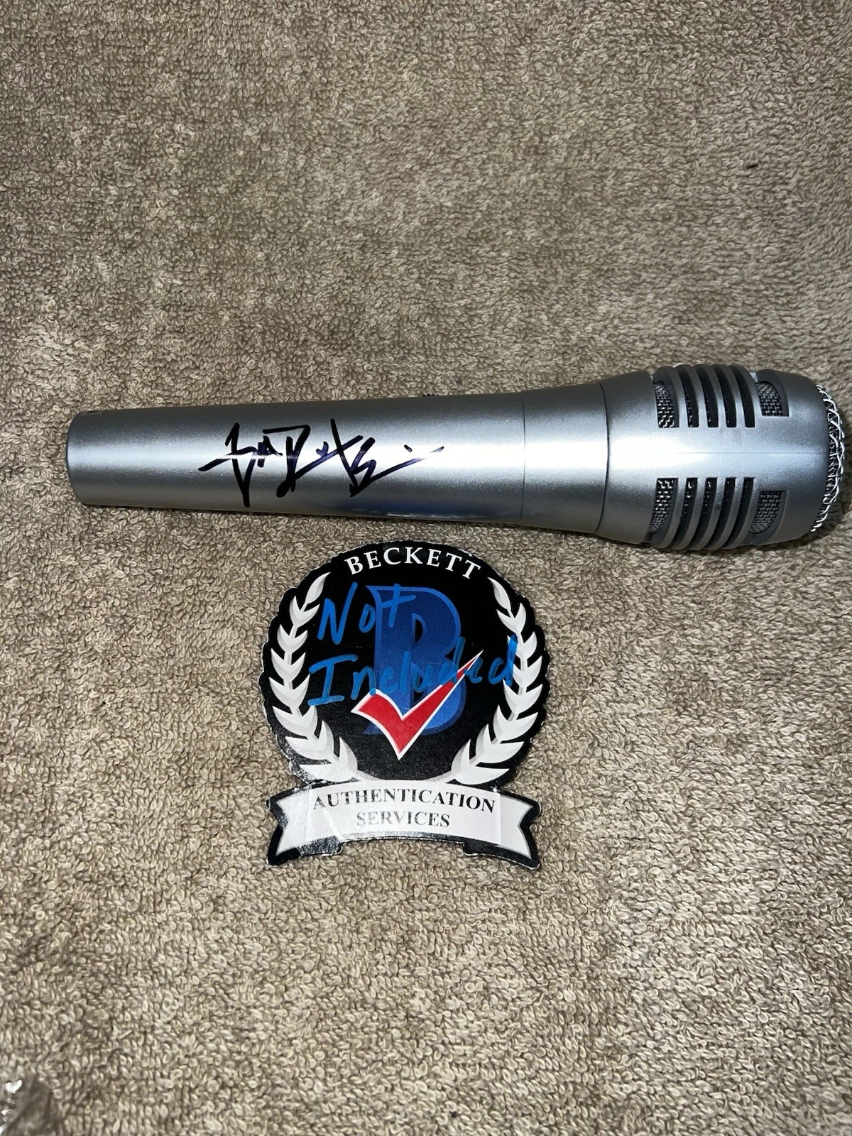 Ja Rule Signed Microphone Rap Music Superstar Legend Becket