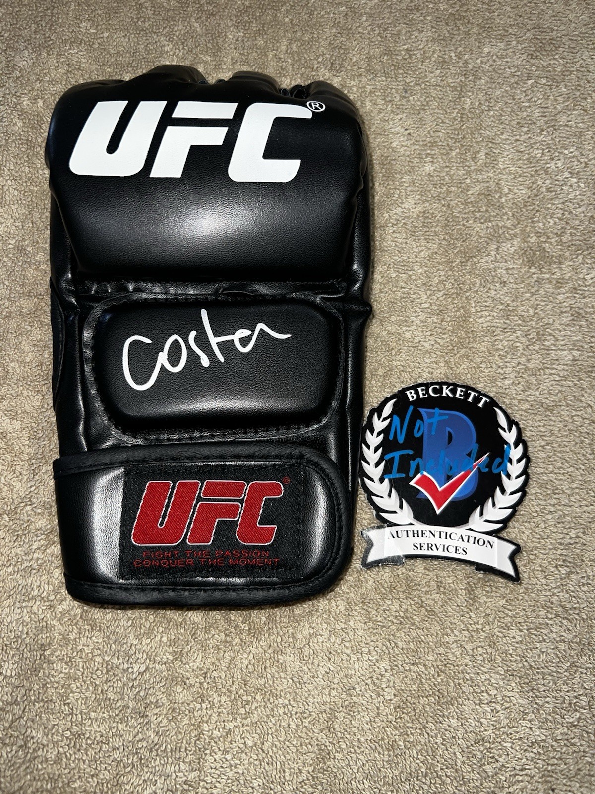 Paulo Costa Signed UFC Glove UFC Champ Legend Boxing Beckett #2