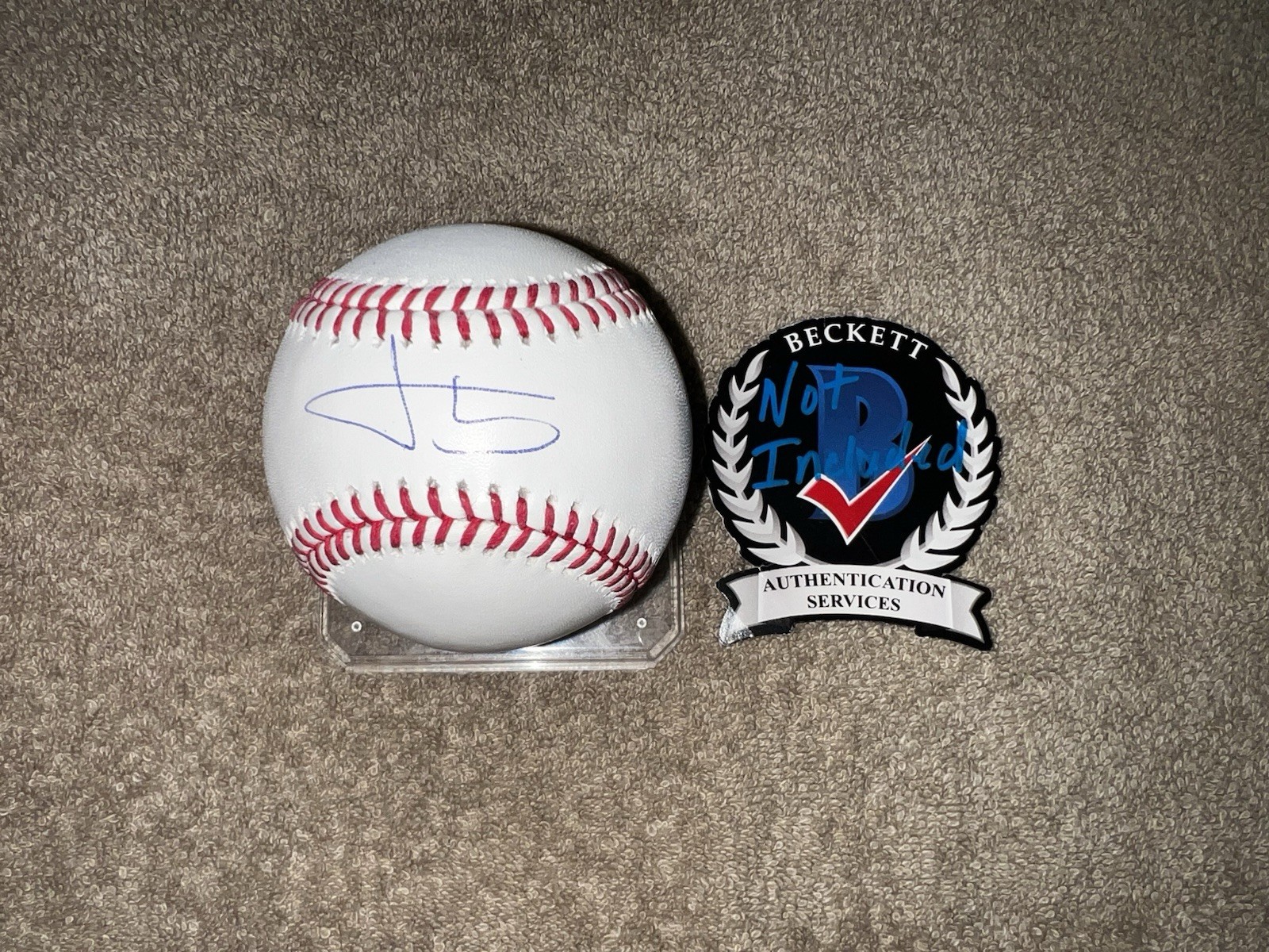 Jonah Tong Signed Official Major League Baseball New York Mets Star Beckett #2