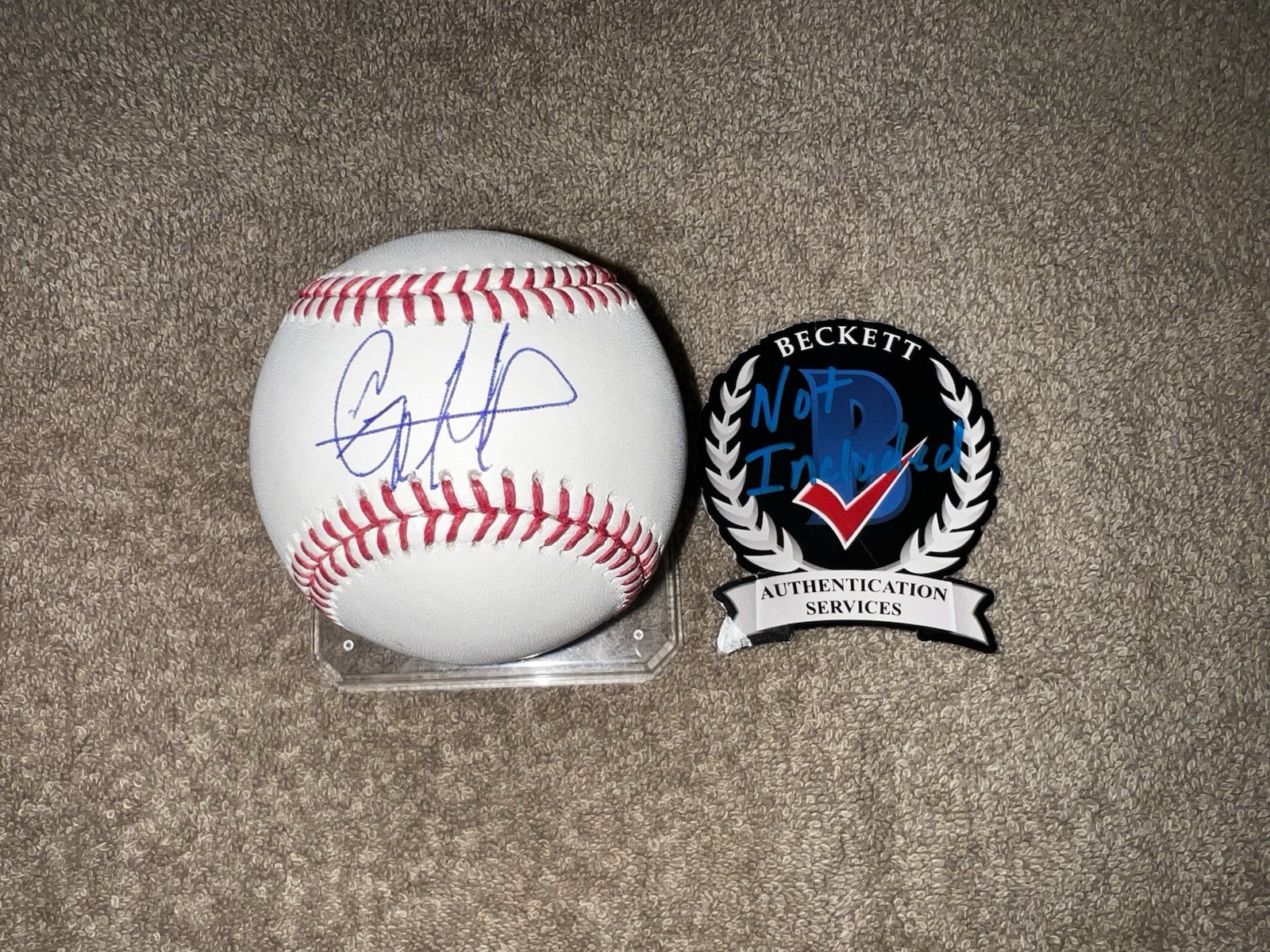 Gregory Soto Signed Official Major League Baseball New York Mets Star Beckett