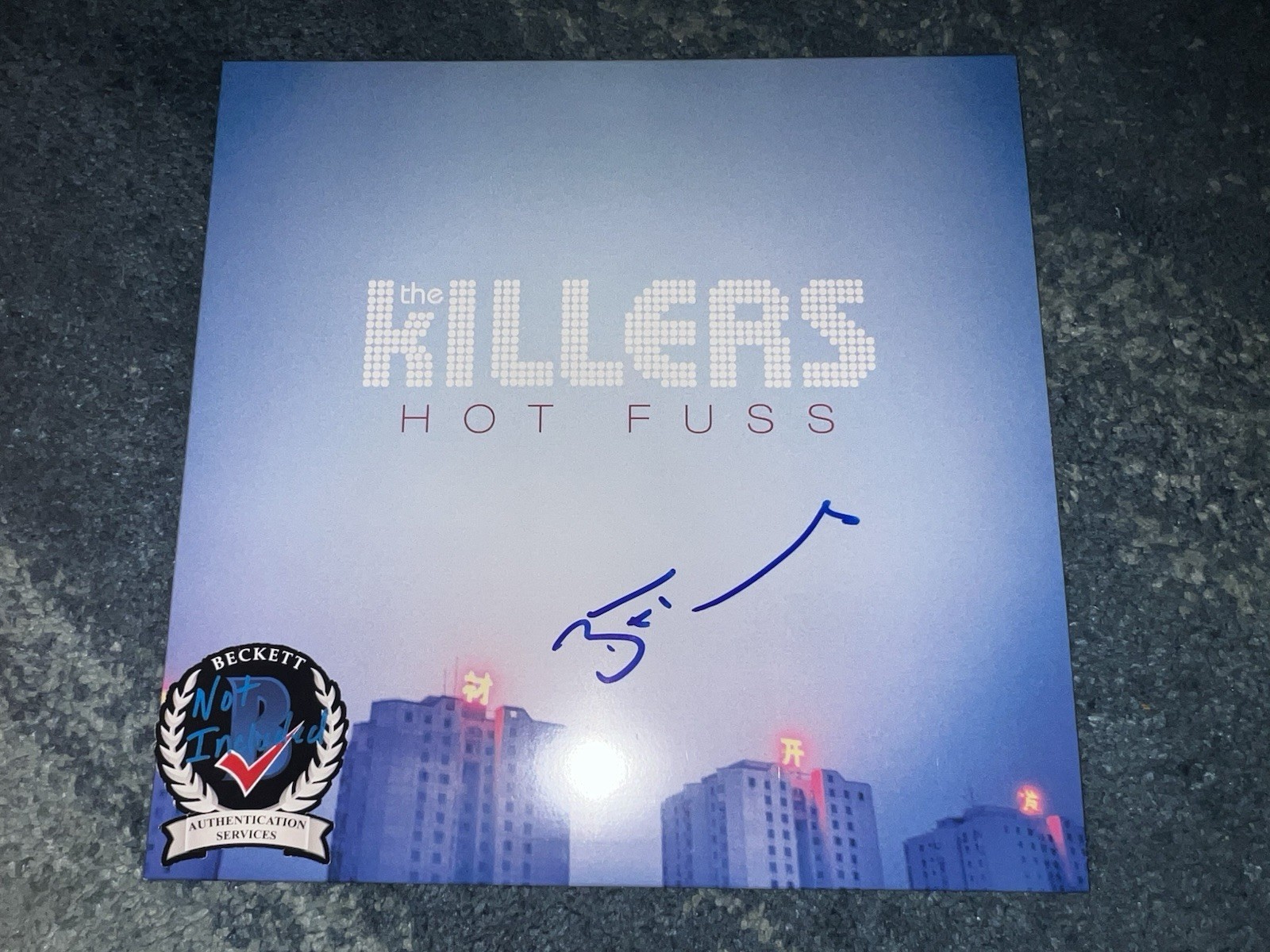 Brandon Flowers Signed Hot Fuss Vinyl The Killers Music Legend Beckett