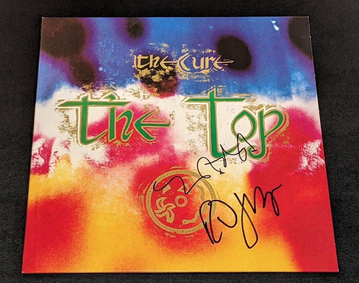 THE CURE ROBERT SMITH & LOL TOLHURST signed 