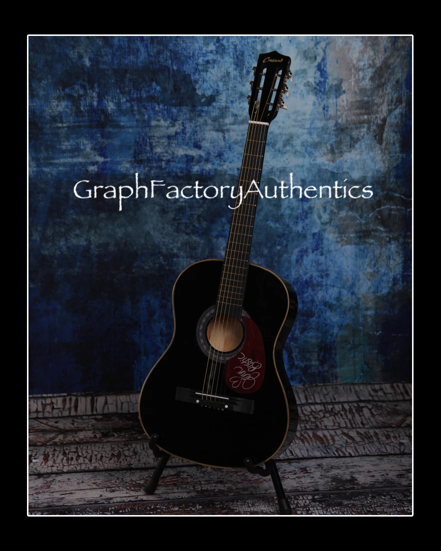 Jenn Bostic *JEALOUS OF THE ANGELS* Signed Acoustic Guitar J2 COA GFA