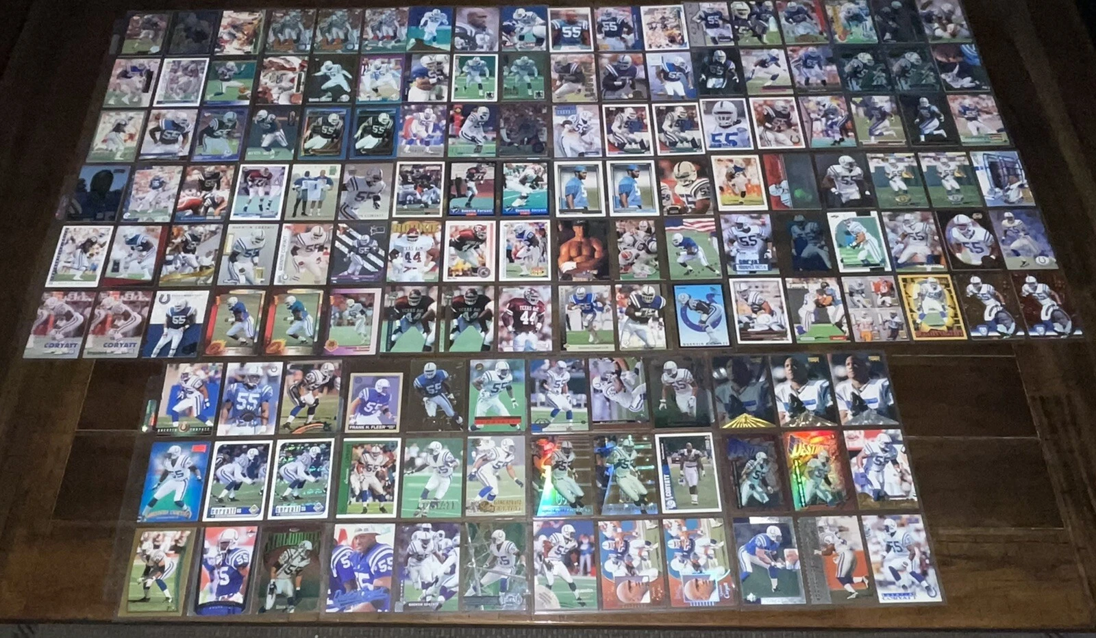 Huge QUENTIN CORYATT 264 CARD LOT INDIANAPOLIS COLTS Rookies RC + Signed + More!